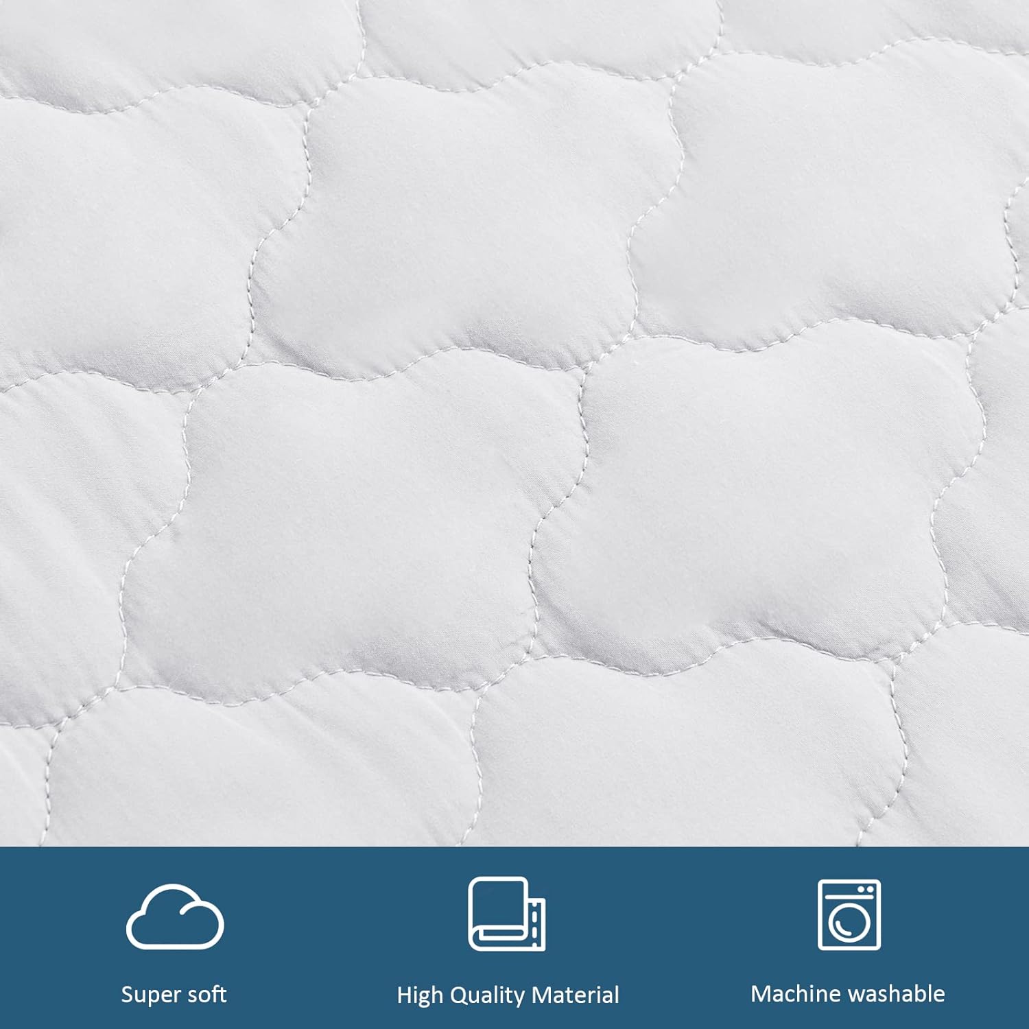 Moonsea 2-Piece Waterproof Massage Table Sheet Set Extra Soft and Durable White