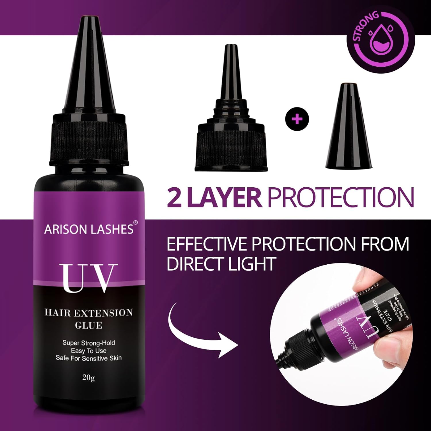 ARISON UV Wig Glue Eco-Friendly Resin Adhesive