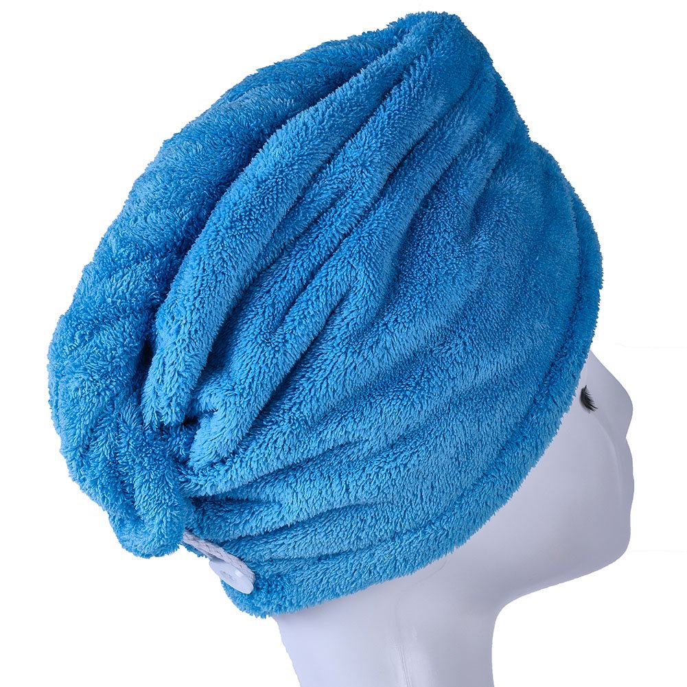 YYXR Microfiber Hair Towel Wrap - Quick Drying and Super Absorbent
