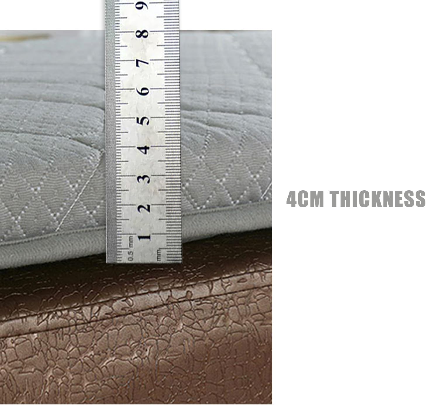 LDLCYCN Massage Mattress Topper with Anti-Slip Design