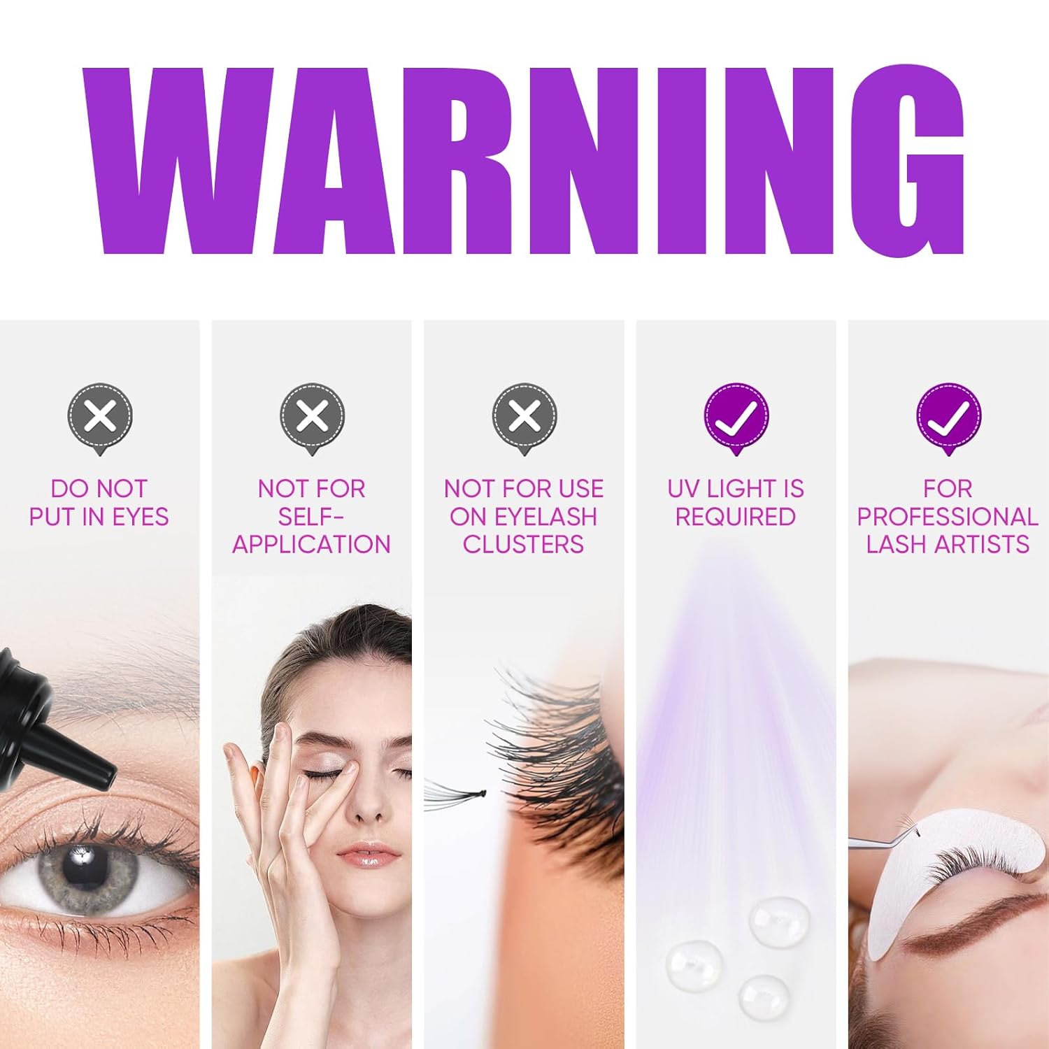 FLUFFBERRY UV Glue for Eyelash Extensions