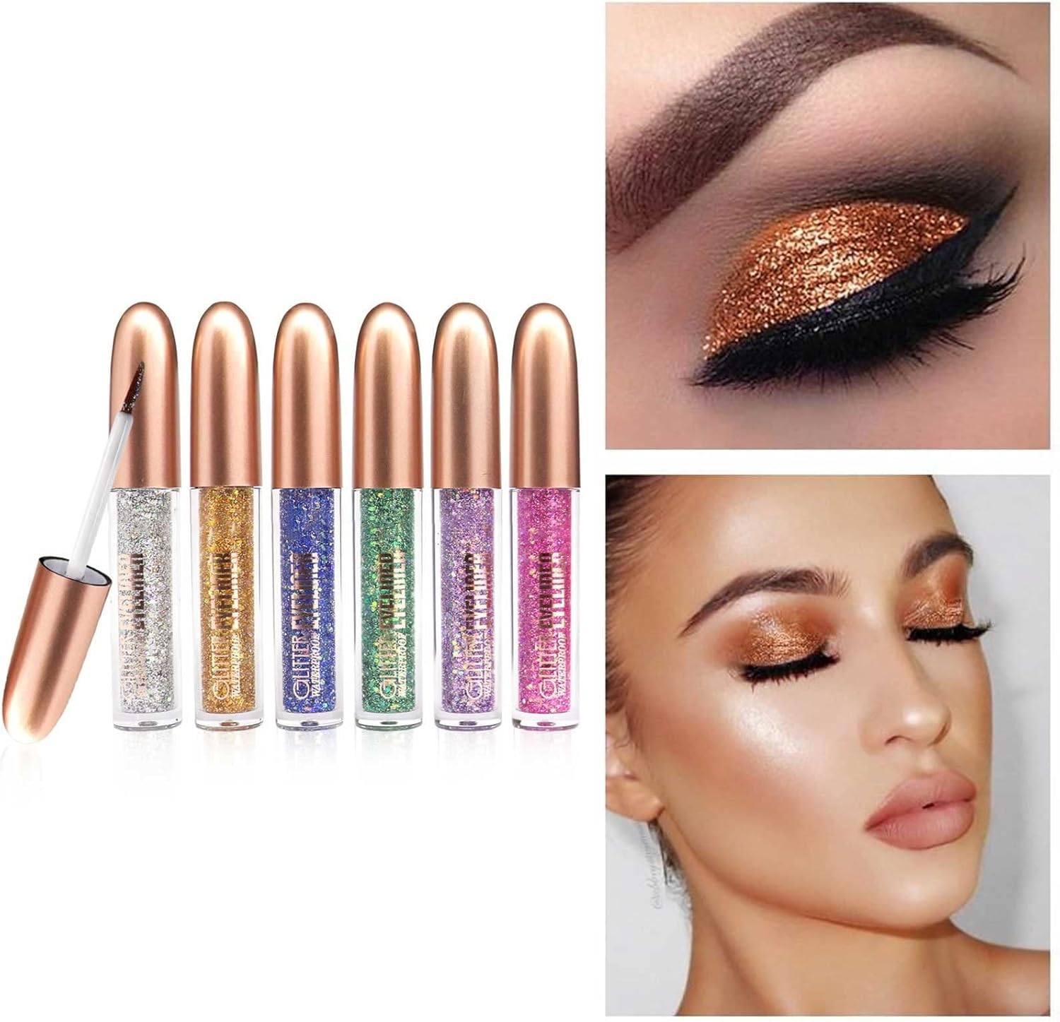 Glitter Liquid Eyeliner for Halloween Costume