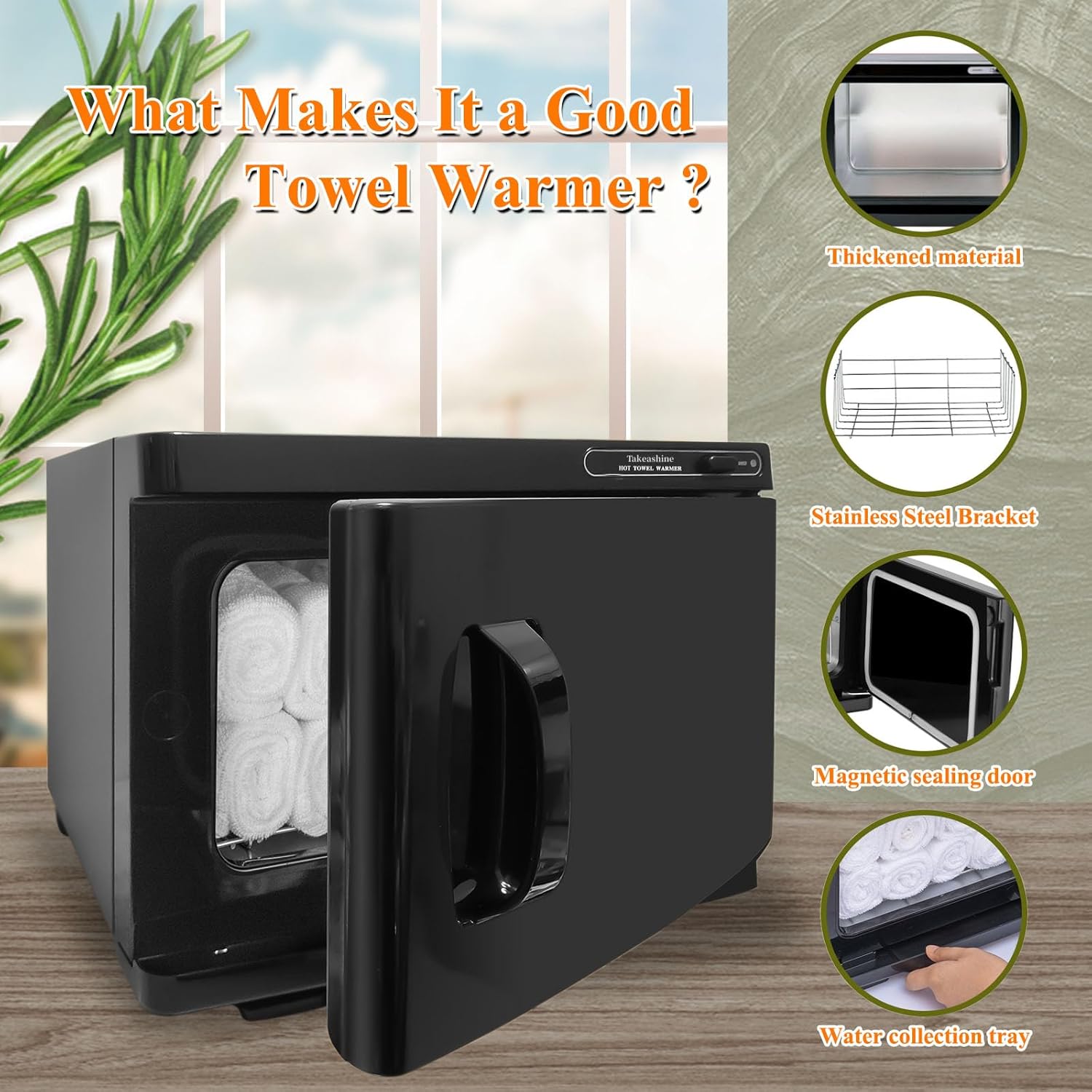 Takeashine 8L Auto Reheat Towel Warmer Cabinet