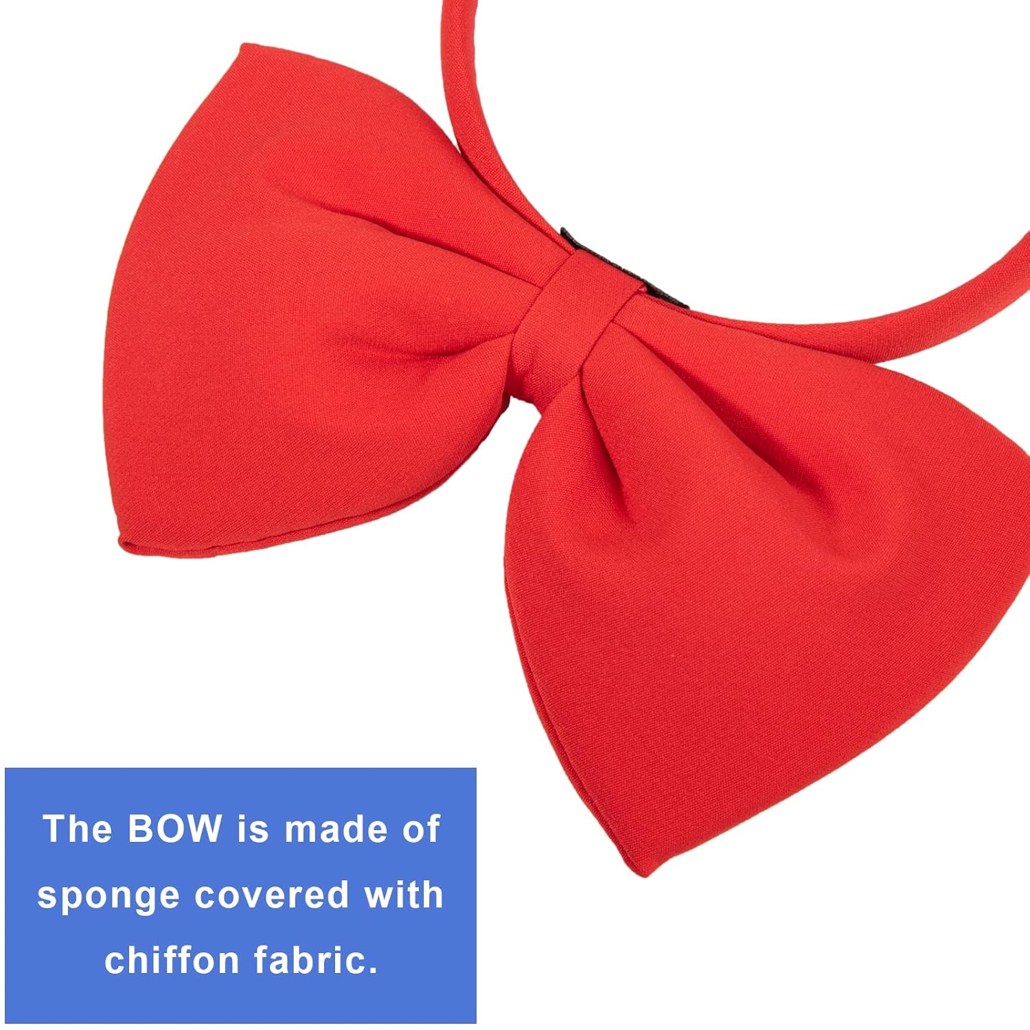 CHuangQi Red Bow Headband for Women Girls