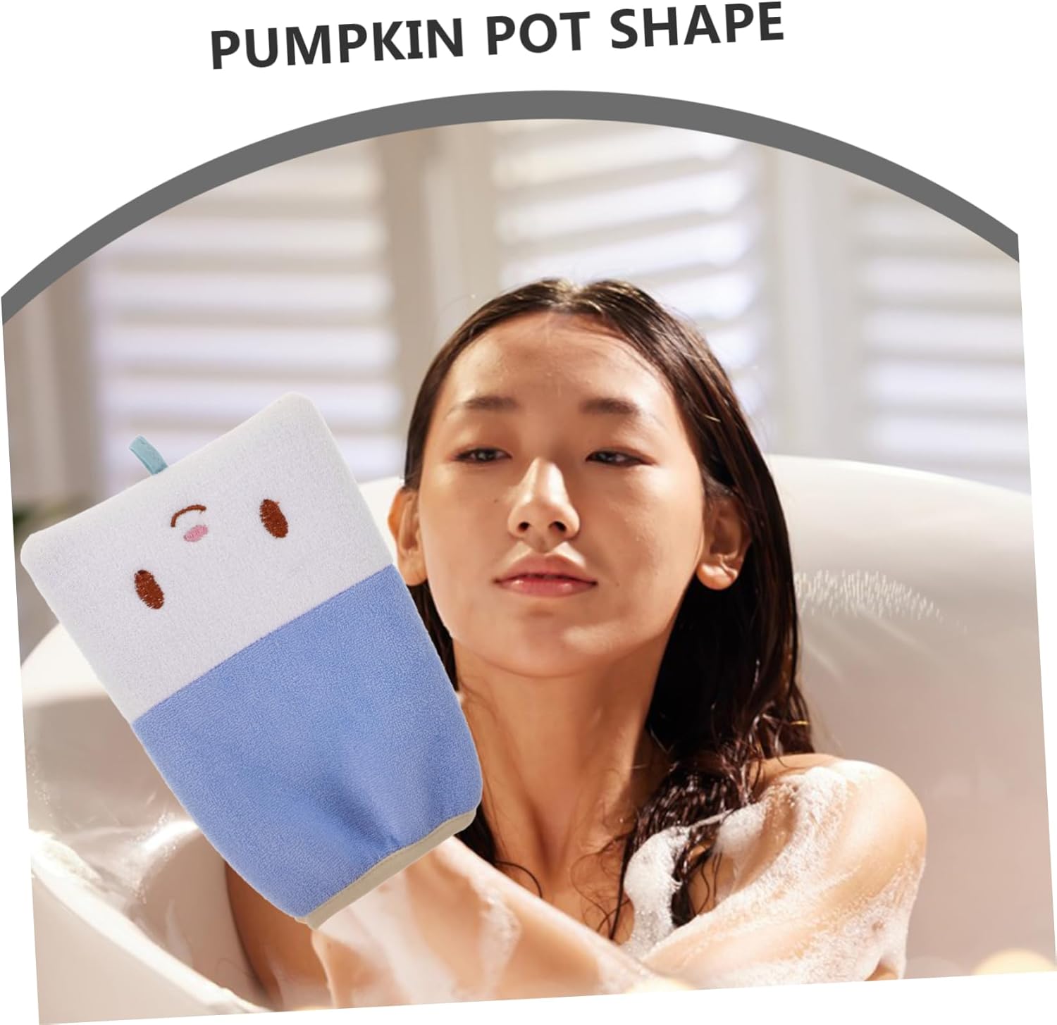 JOINPAYA Dual Sided Bath Mitt for Exfoliation and Cleansing