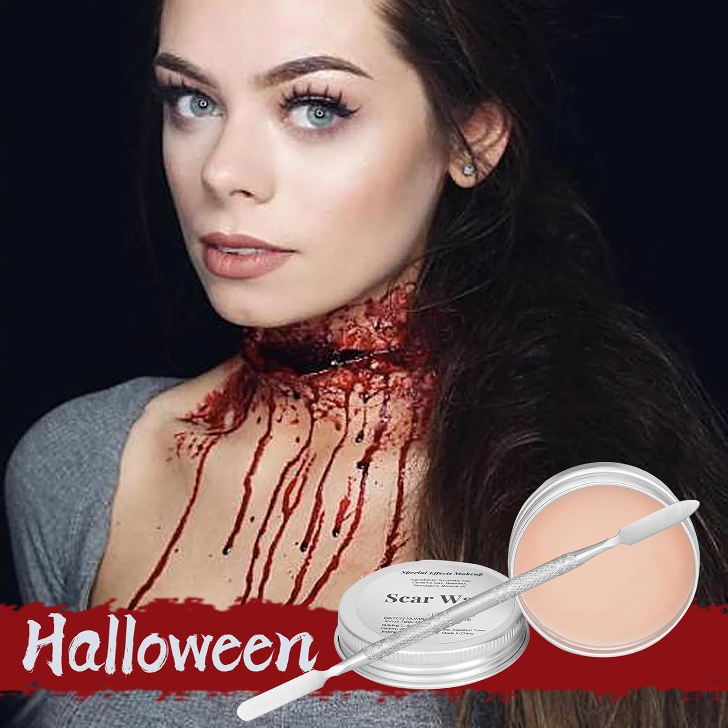 Scar Wax Kit for Halloween Makeup and Special Effects