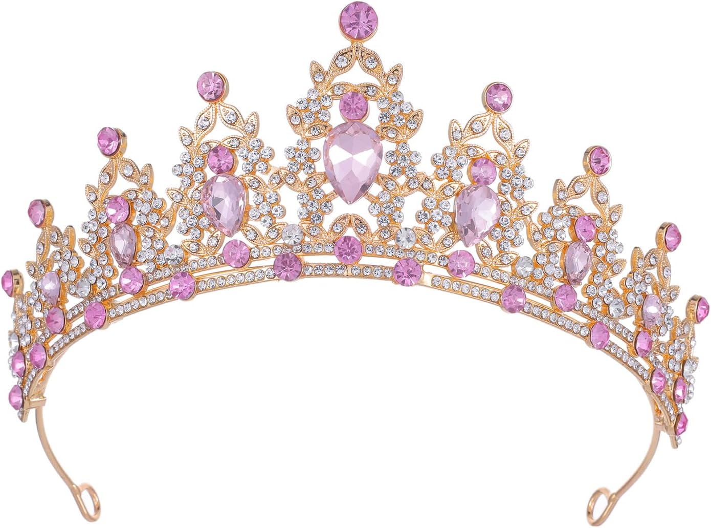 Kamirola Queen Crown with Rhinestones and Crystal Headband for Women Girls