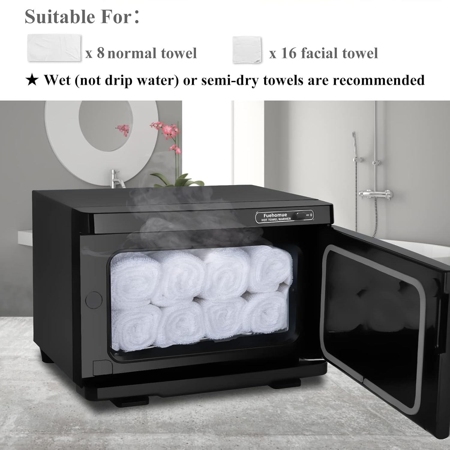 Fuehomue Hot Towel Warmer 8L Spa Facial Caddy