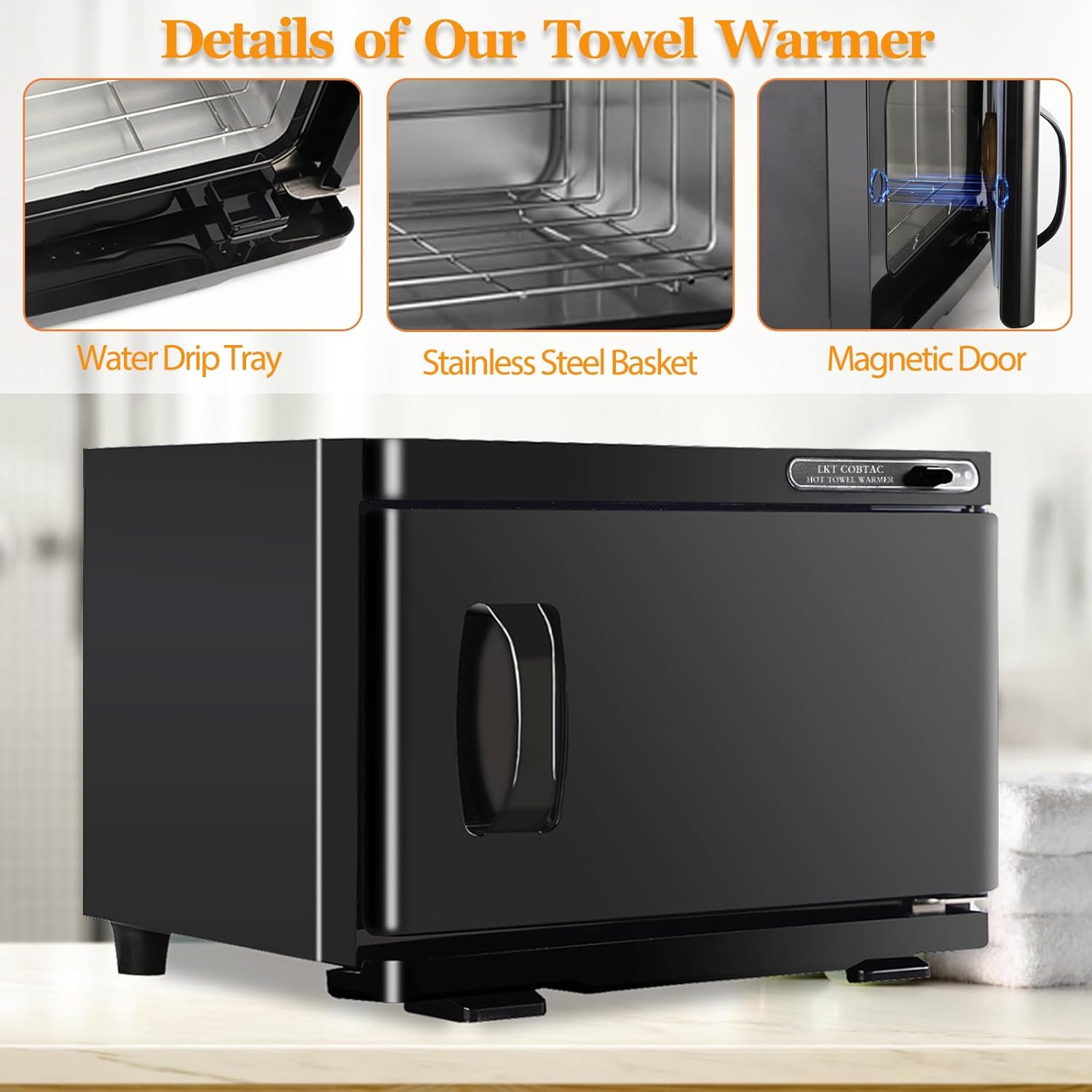 LKT COBTAC Hot Towel Warmer with 8L Capacity