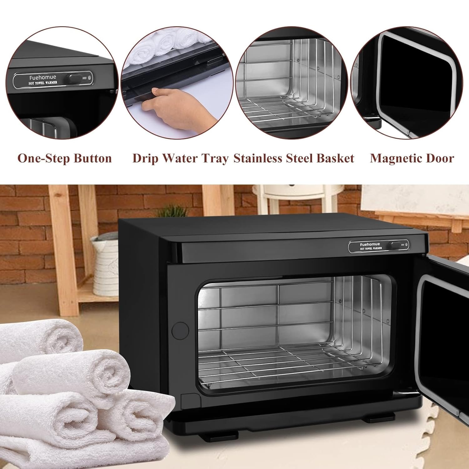 Fuehomue Hot Towel Warmer 8L Spa Facial Caddy