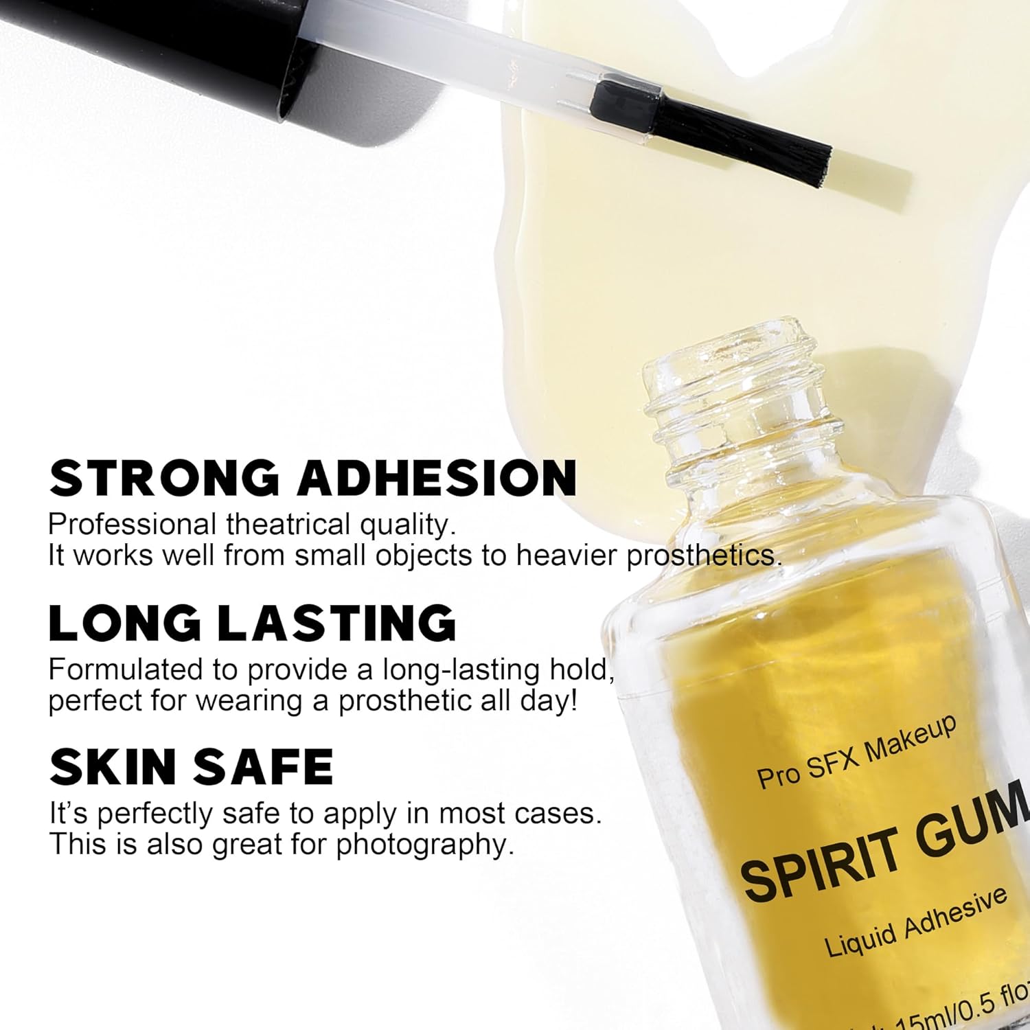 Spirit Gum Adhesive Remover Combo Kit for SFX Makeup