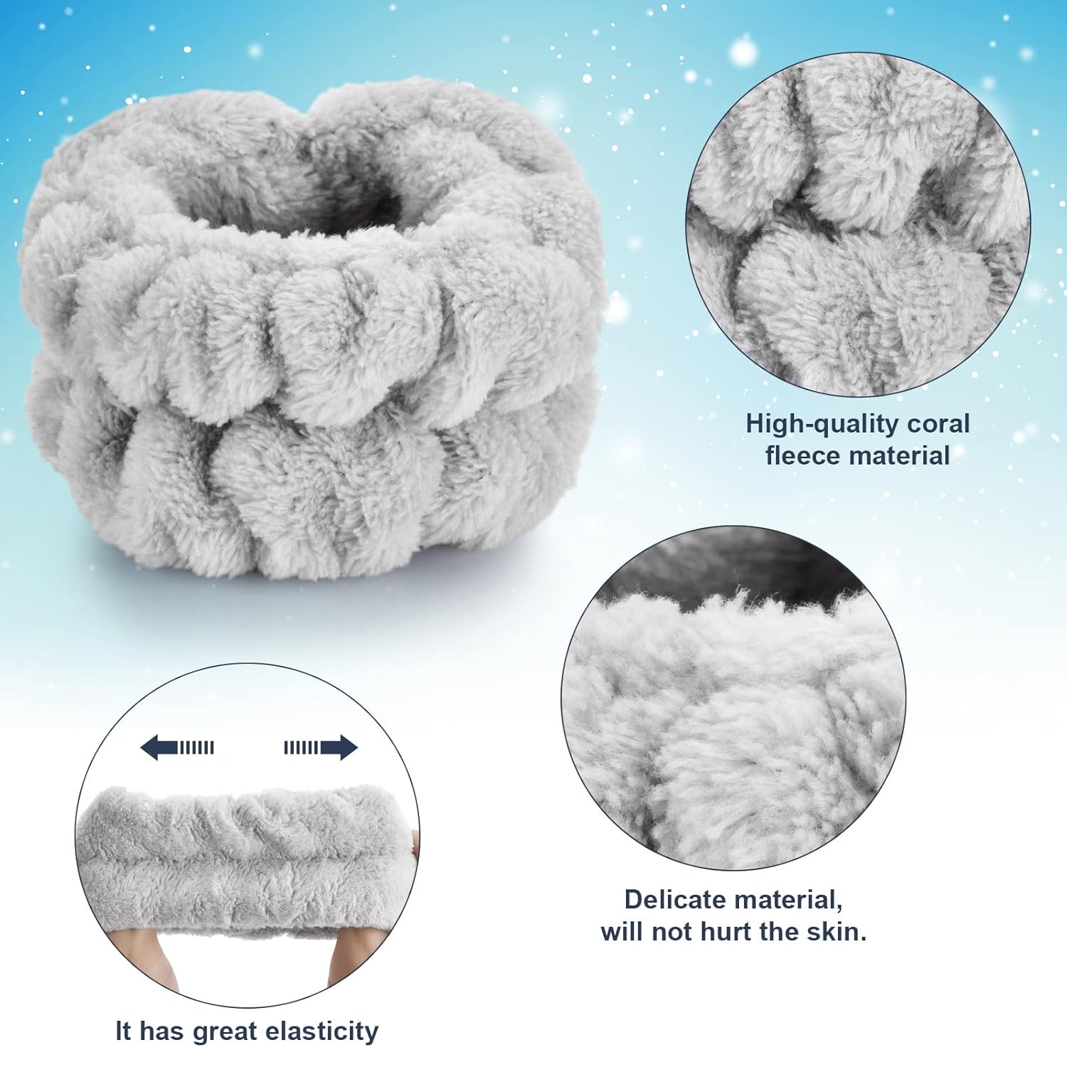 Dorbetar 8 Pcs Wrist Towels for Face Washing 1