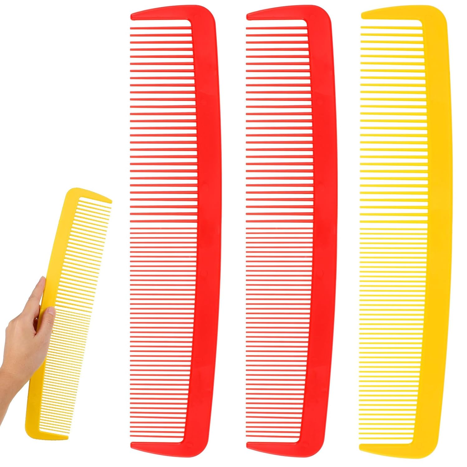 Ipetboom Giant Hair Combs 3 Pcs - Halloween Costume Props and Barber Tools