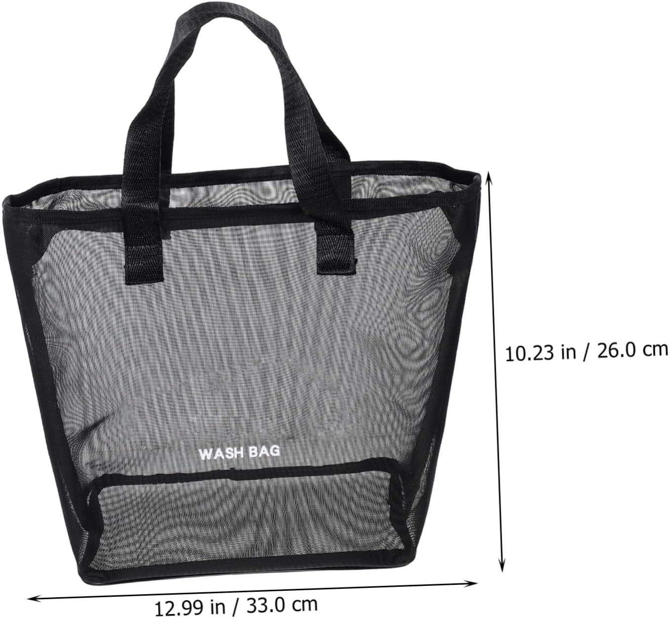 ULTECHNOVO Nylon Mesh Shower Tote Bag Portable Hanging Toiletry Organizer