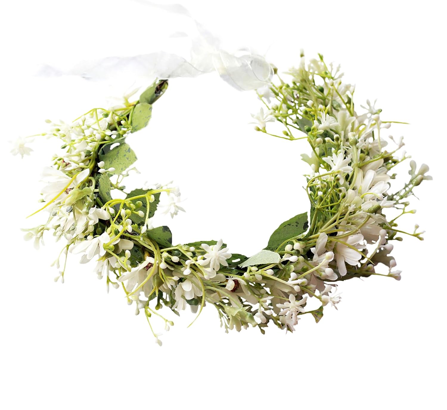 Fairy Flower Crown Headband for Women Girls