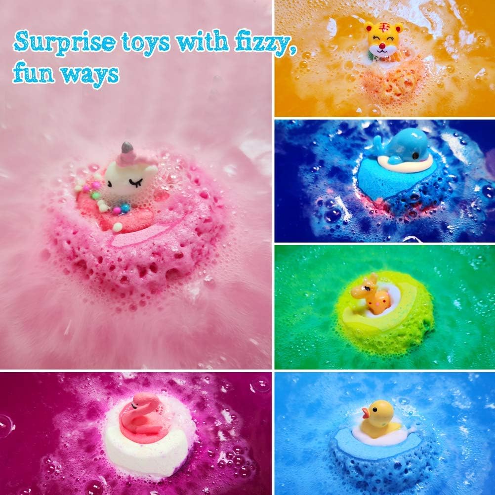 Aofmee Animal Surprise Bath Bombs for Kids 1