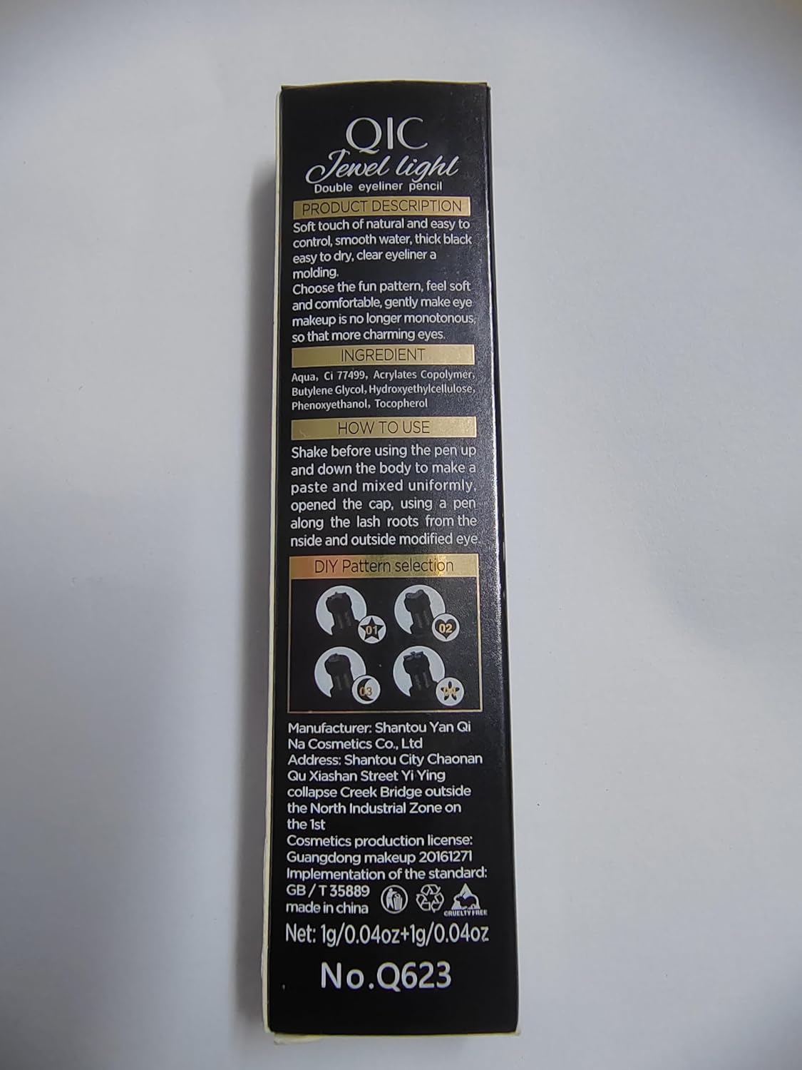 Go Ho Heart Shape Red Liquid Eyeliner Stamp