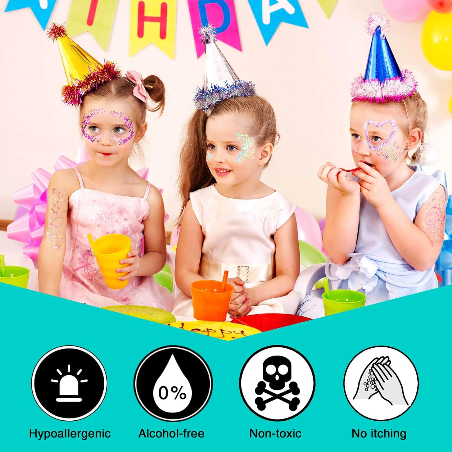 MEICOLY Body Glitter Gel for Kids and Women