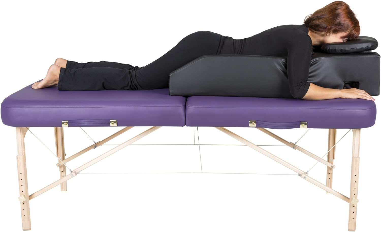 Earthlite Pregnancy Massage Cushion - Adjustable Headrest and Breast Recess