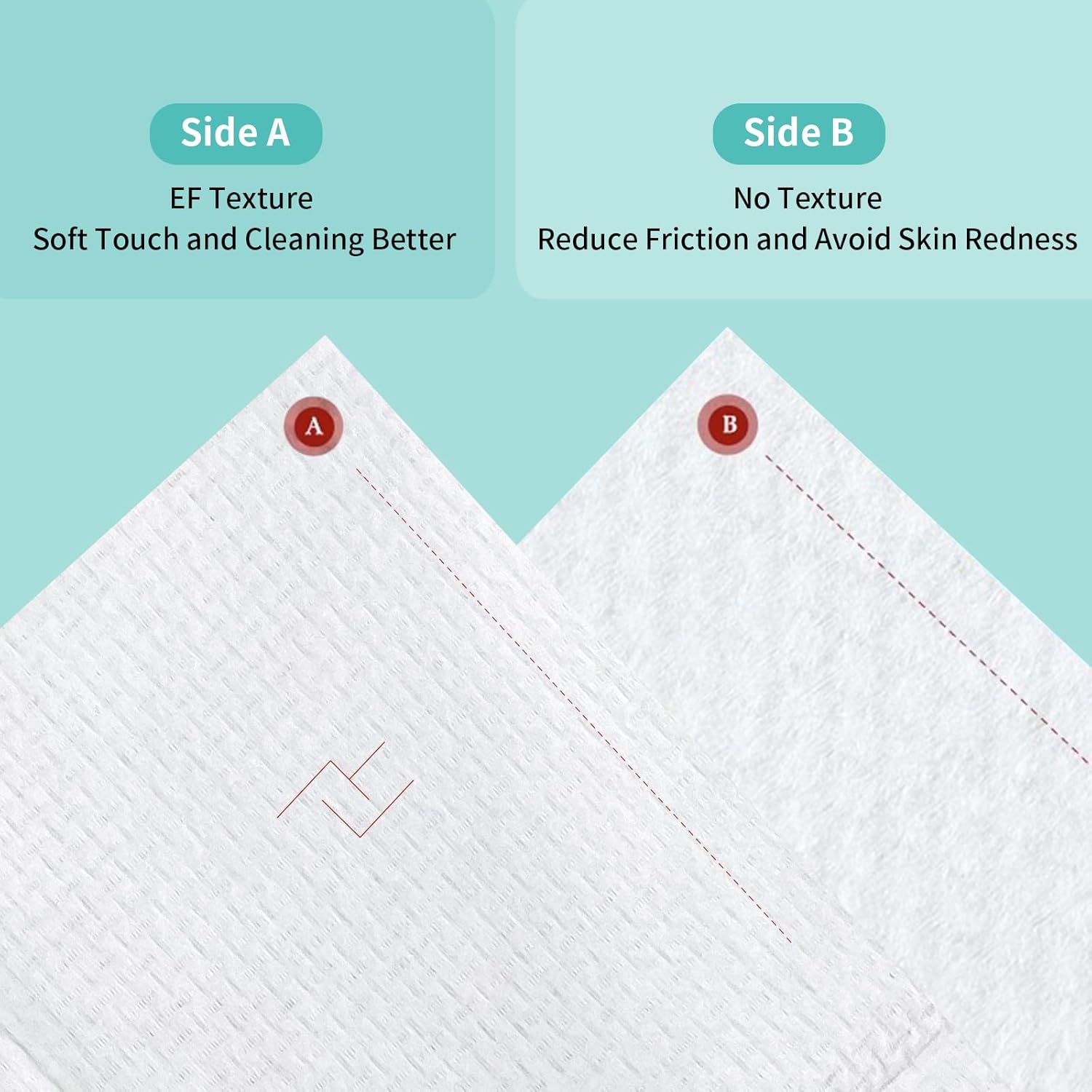 Ditoi Face Towels 10x12 Inch Ultra Soft Disposable
