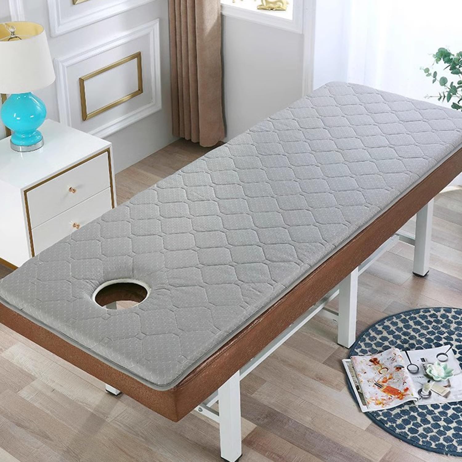 LDLCYCN Massage Mattress Topper with Anti-Slip Design