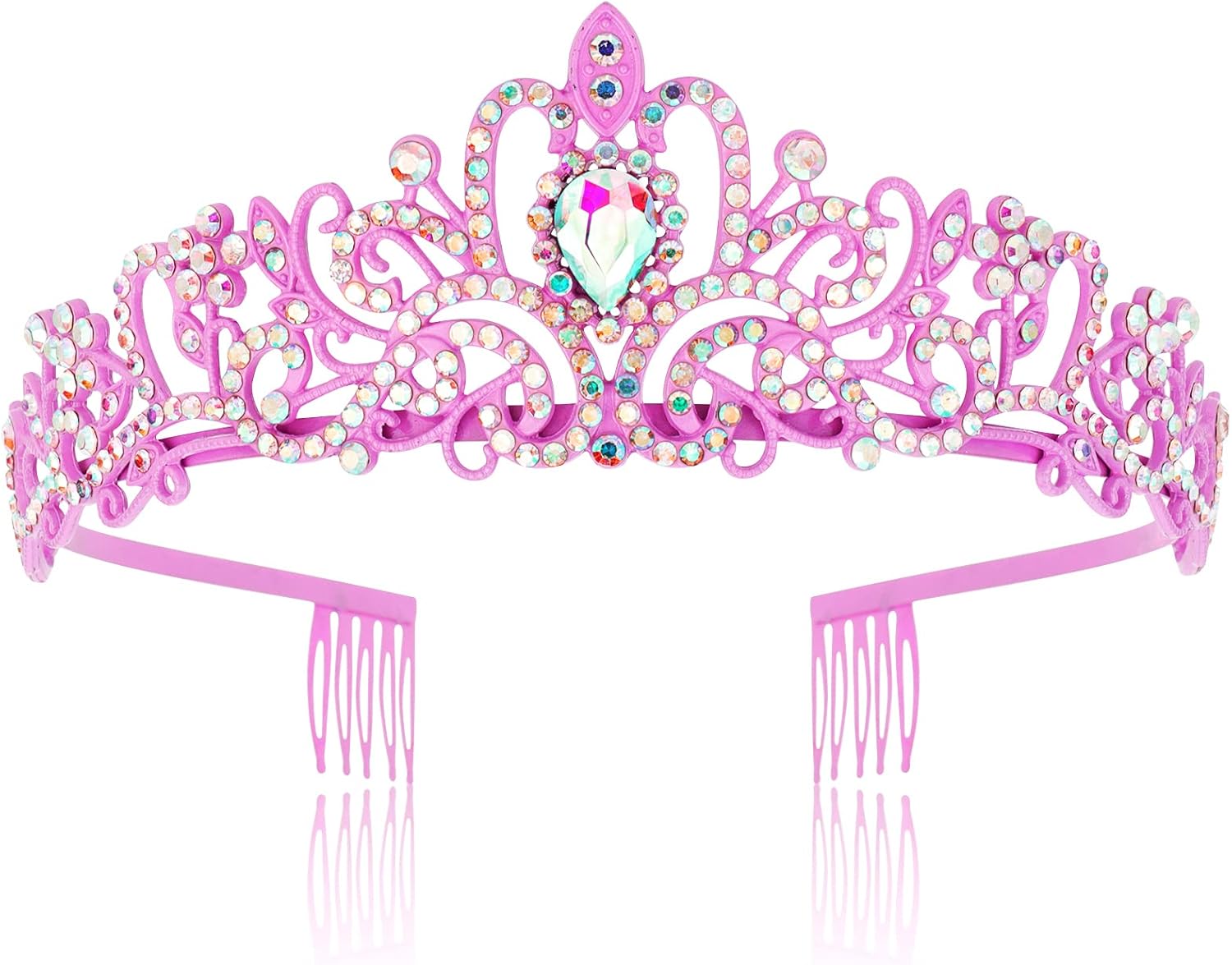 COCIDE Pink Tiaras and Crowns for Women