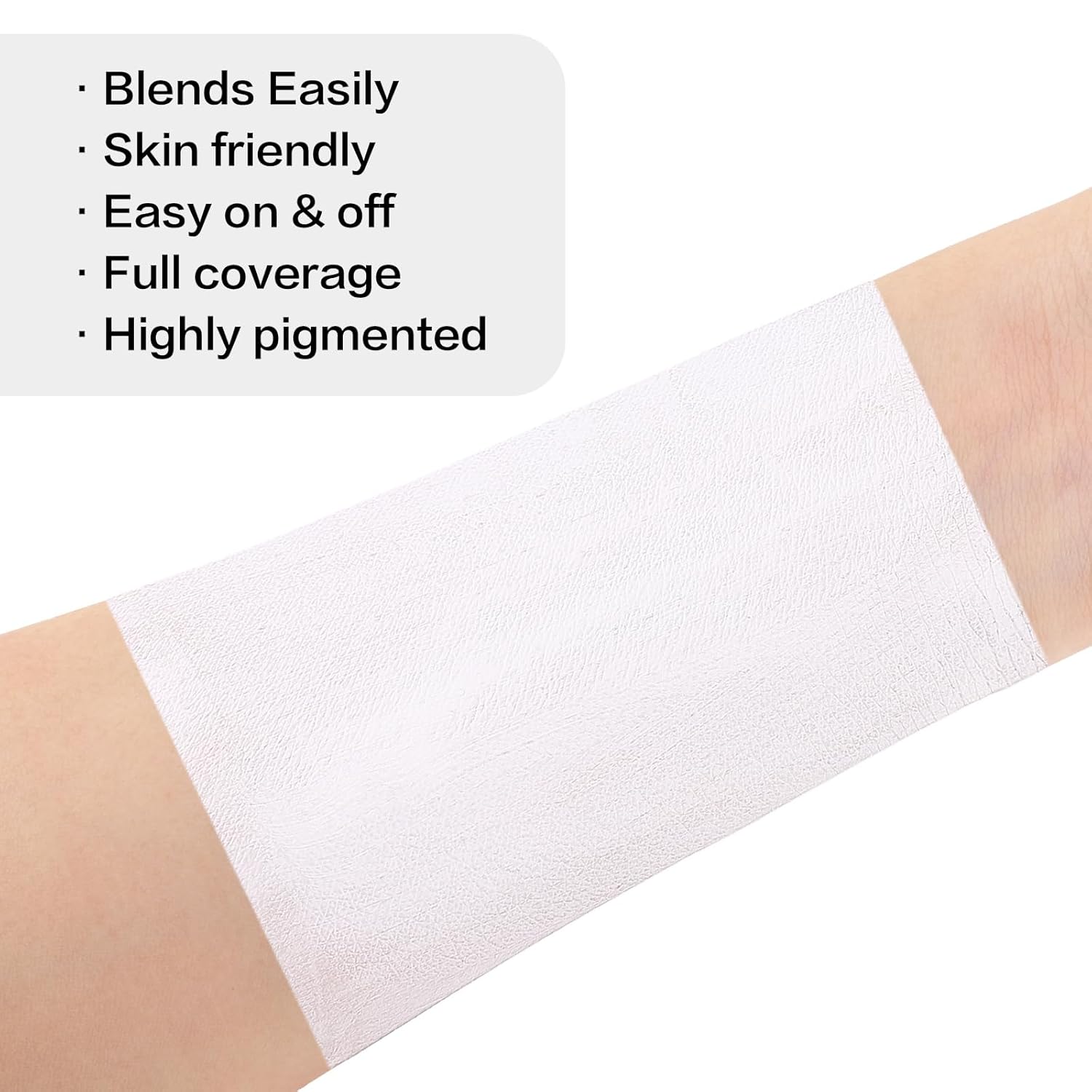 BOBISUKA White Face Paint Blendable Cream for Halloween and Cosplay