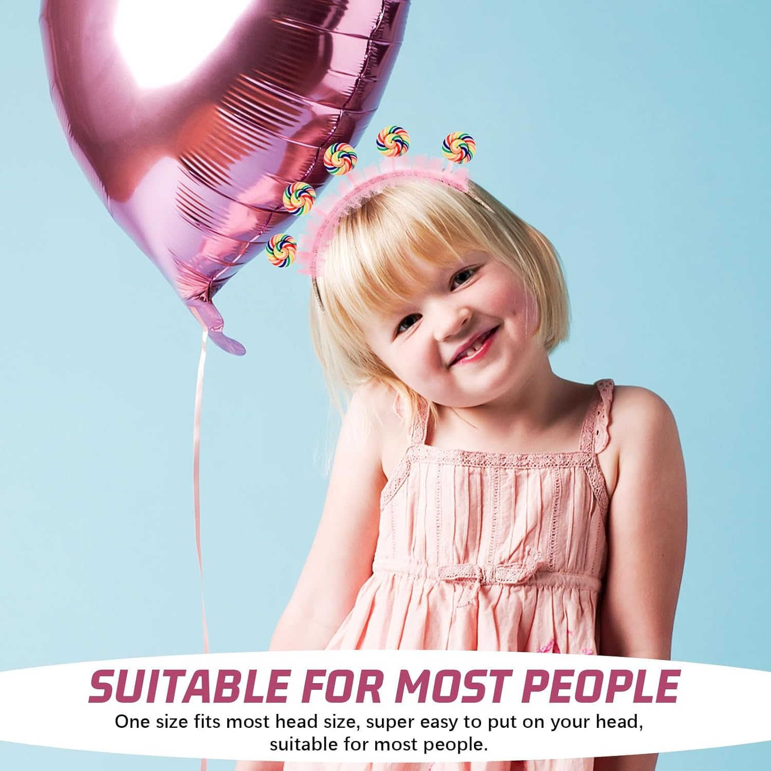 COHEALI Cute Lollipop Headband Hair Accessory