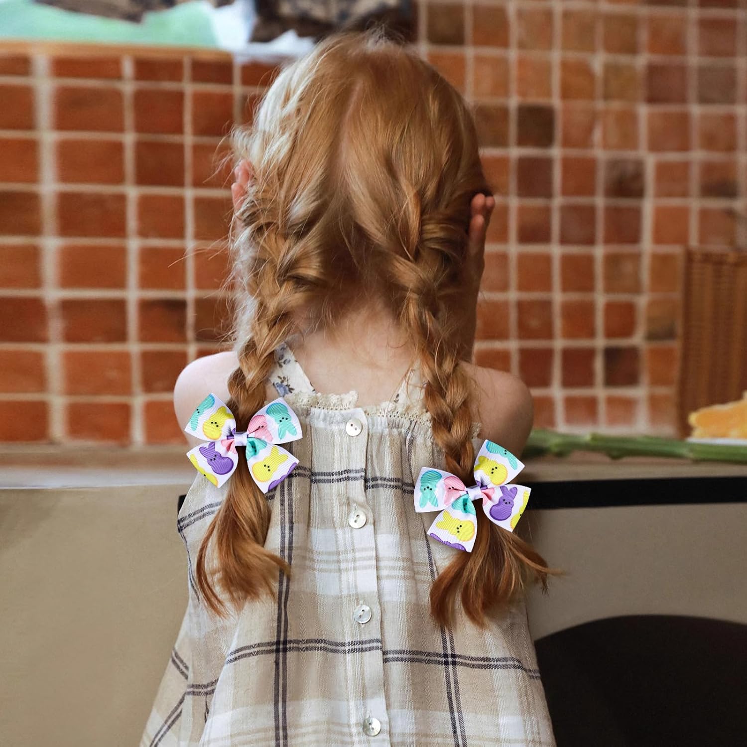 Cassid 4 Pack Easter Bunny Hair Bows 1