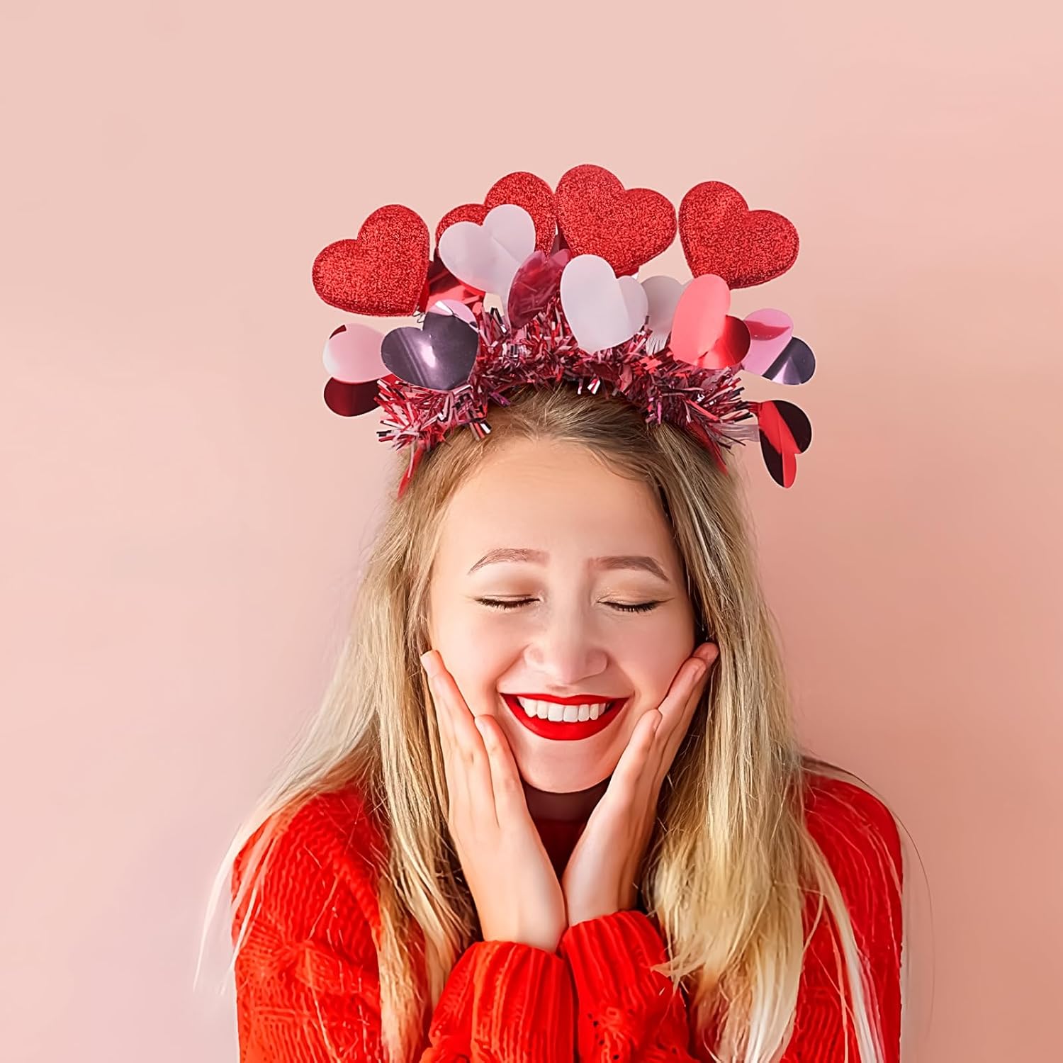 Valentines Heart Headband for Women and Kids