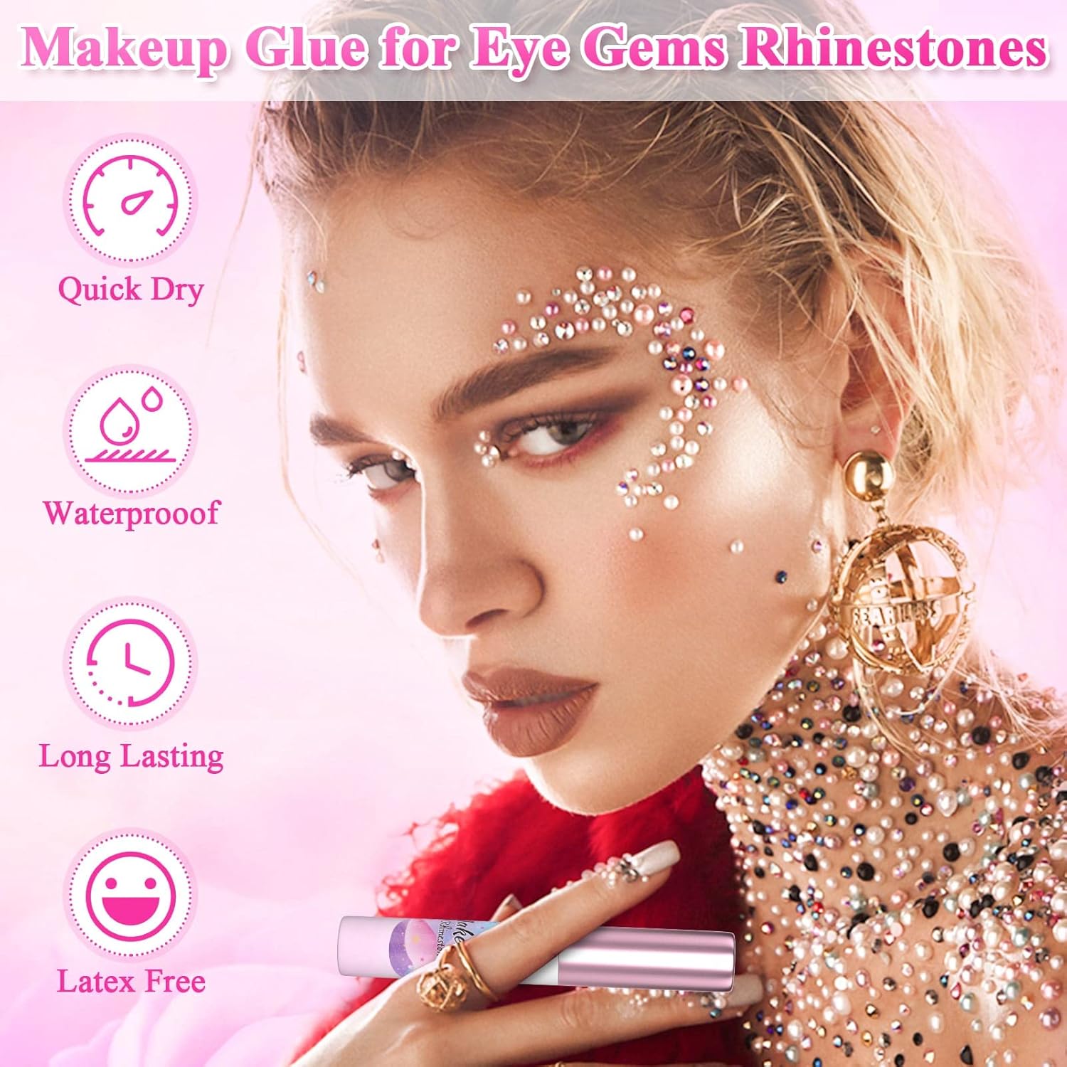Shynek Face Glue for Rhinestones and Glitter