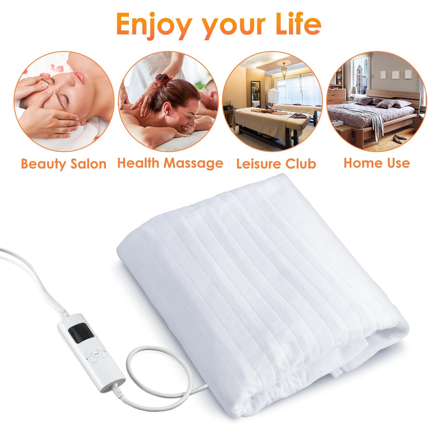 YOSHI KO Massage Table Warmer Pads with 9 Heat Settings