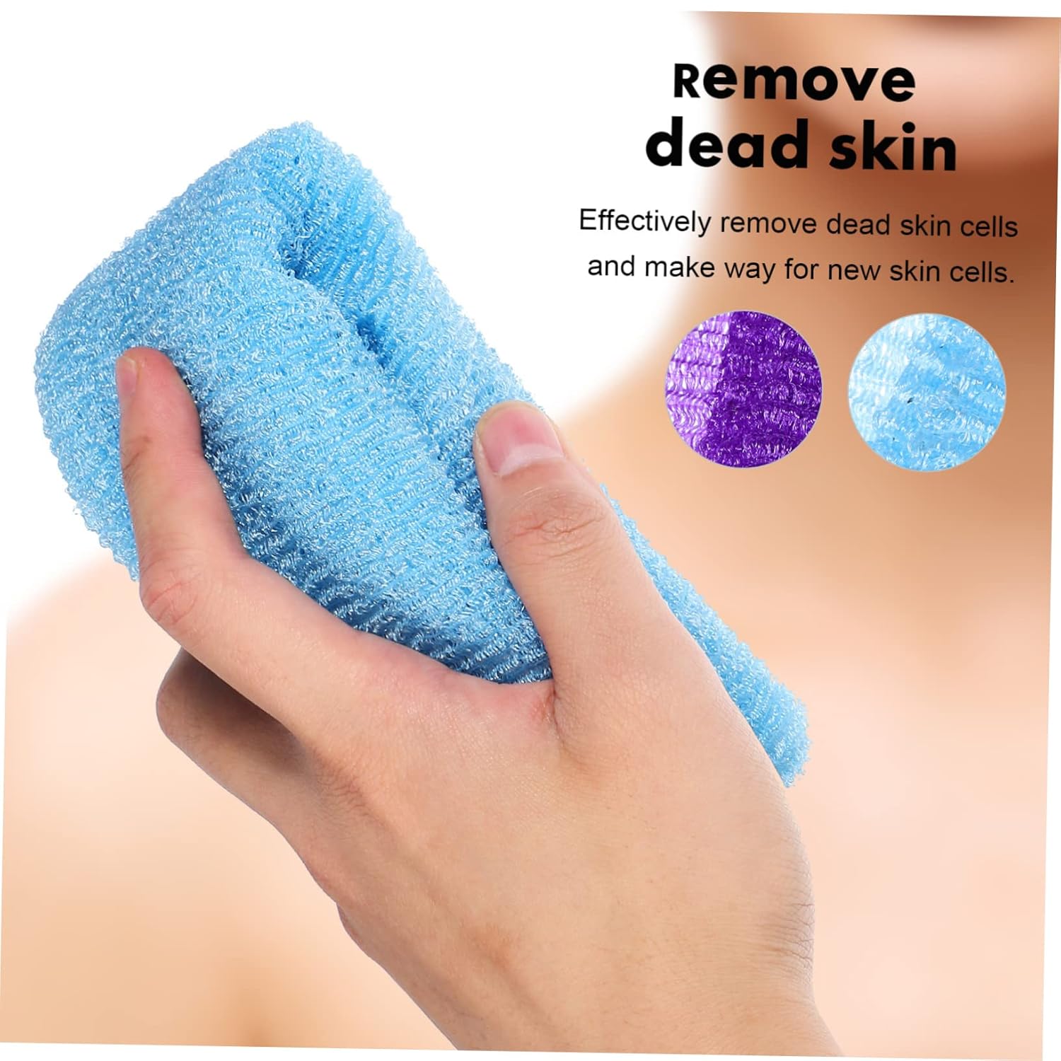 VINTORKY Exfoliating Nylon Washcloths for Shower