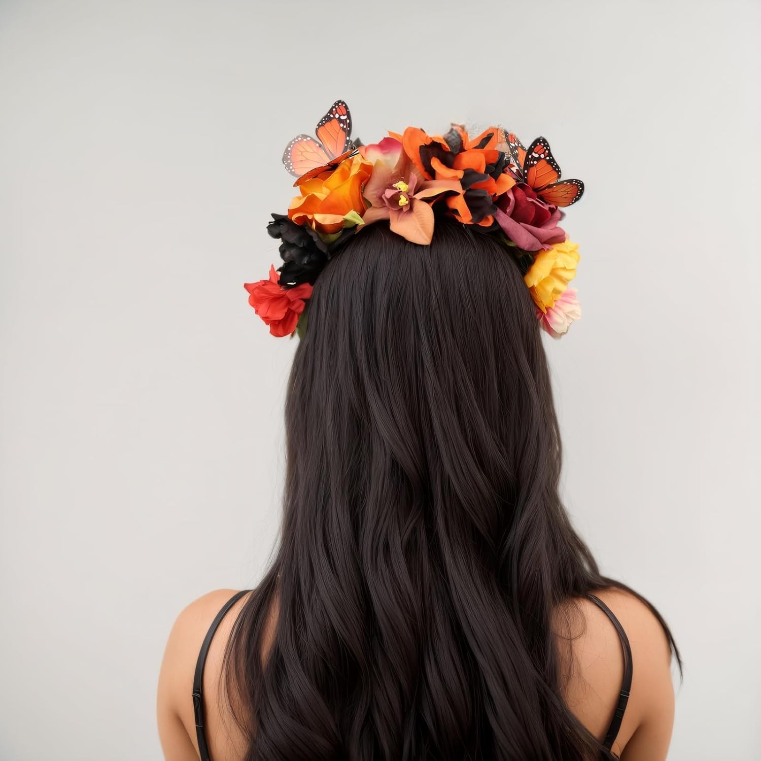 Elegant Butterfly Flower Headband for Women 1