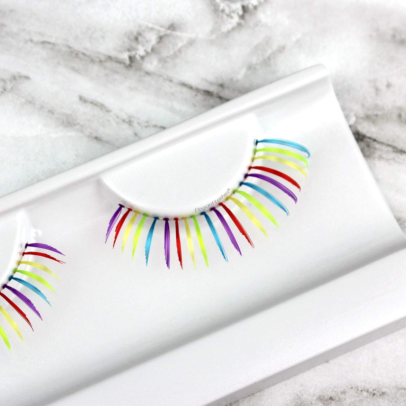 Elegant Lashes Gorgeous Rainbow Bottom False Eyelashes
