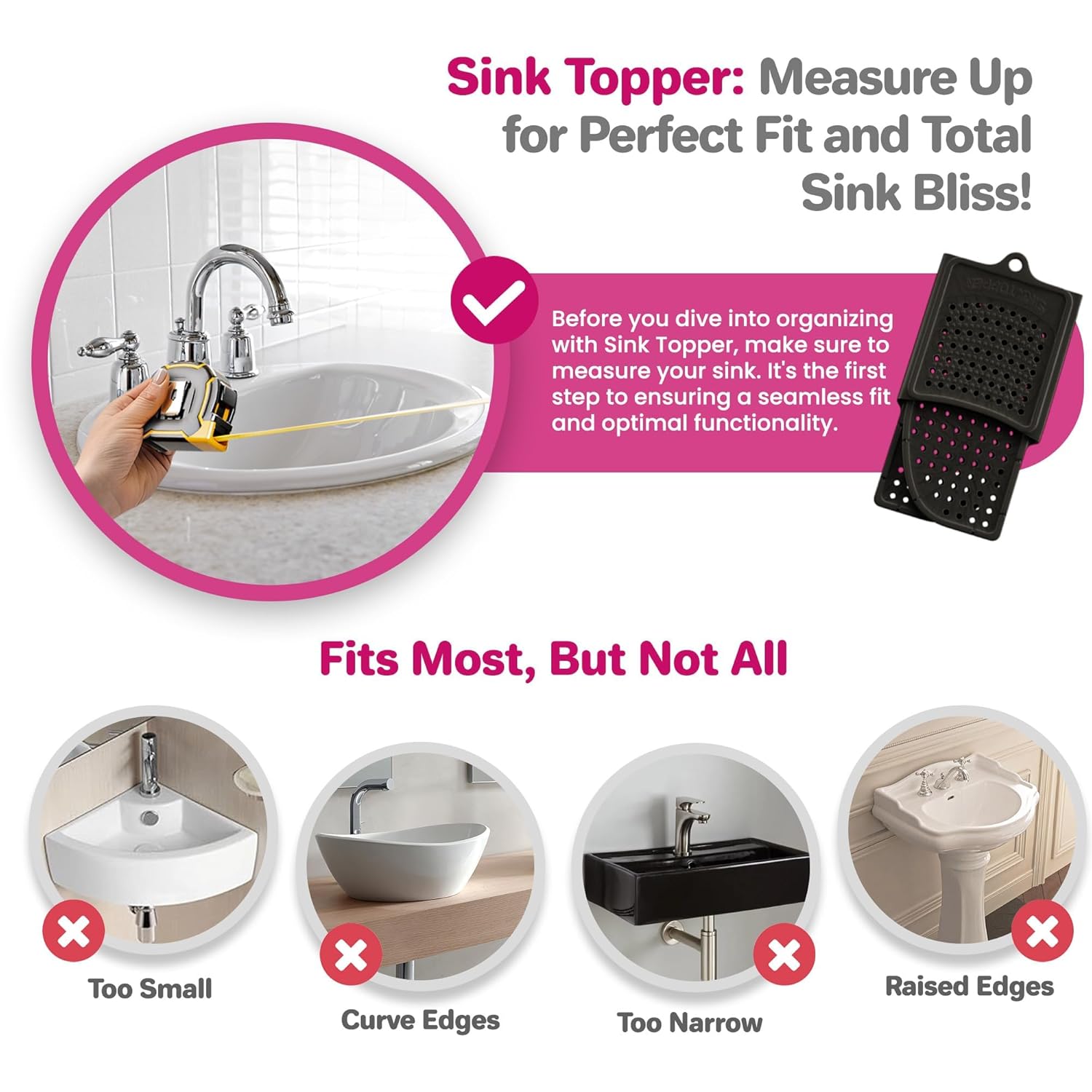 Sink Topper Foldable Sink Cover - Heat Resistant 1