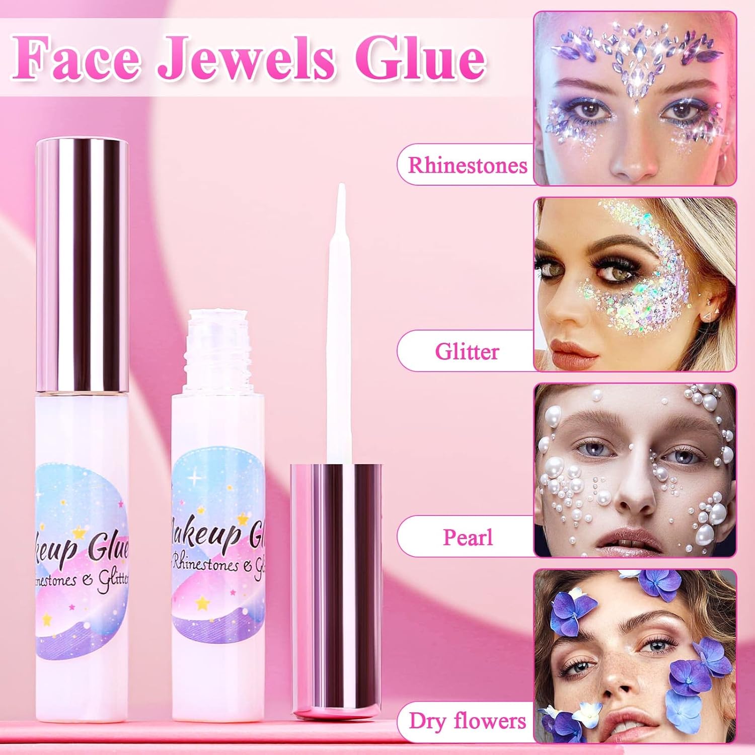 Shynek Face Glue for Rhinestones and Glitter
