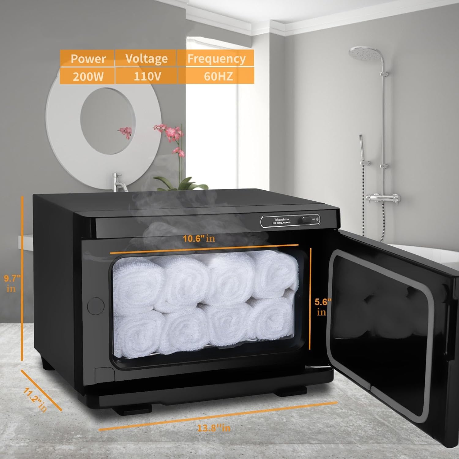 Takeashine 8L Auto Reheat Towel Warmer Cabinet