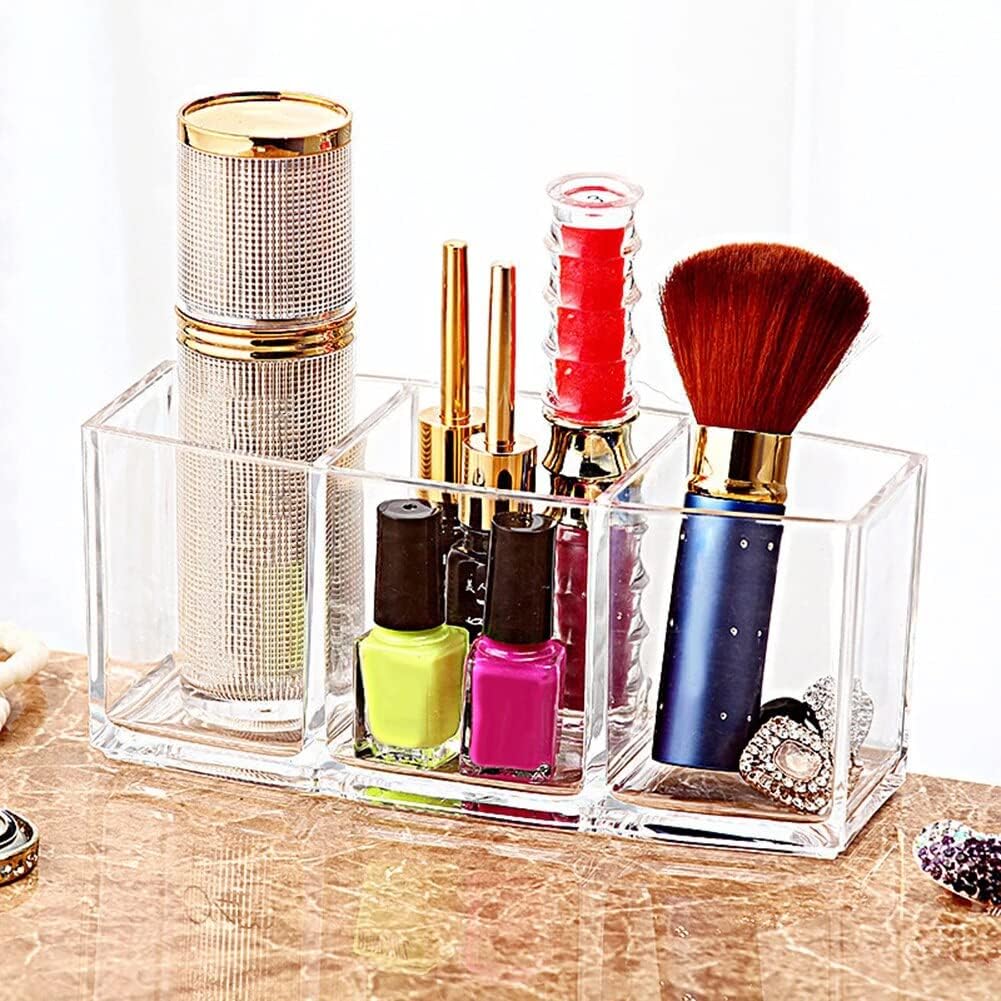 Clear Makeup Brush Organizer for Desk