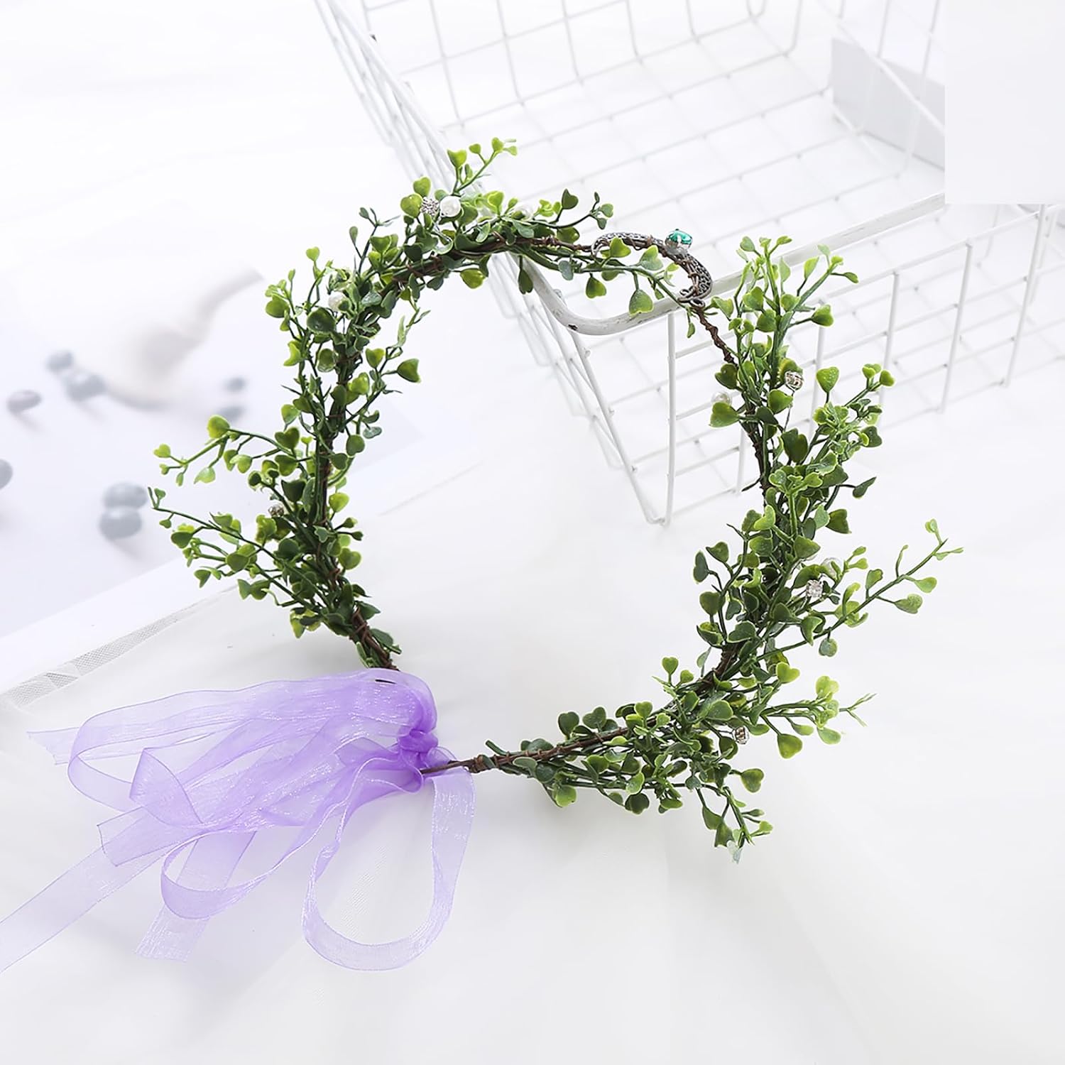 Vivivalue Adjustable Woodland Flower Crown Headband