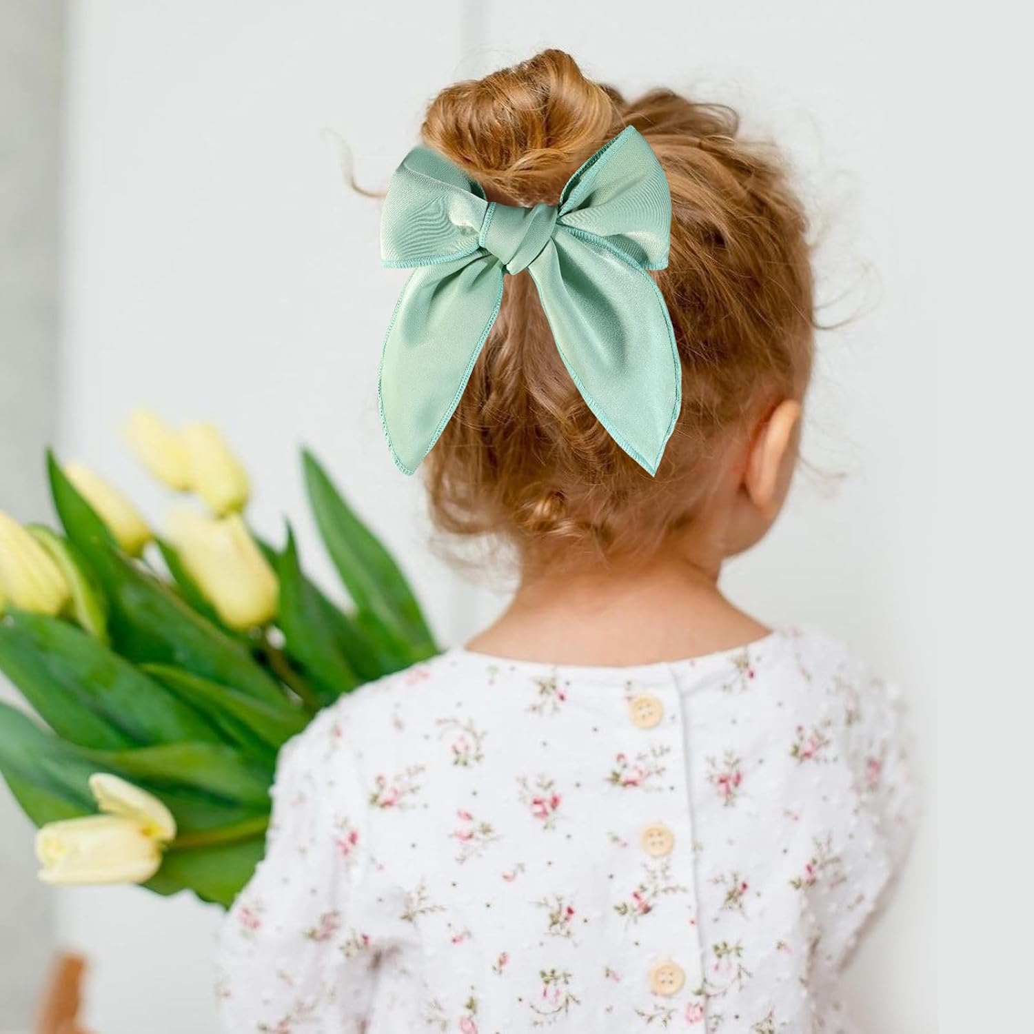 TOKUFAGU Pack of 4 Hair Bows for Girls and Kids