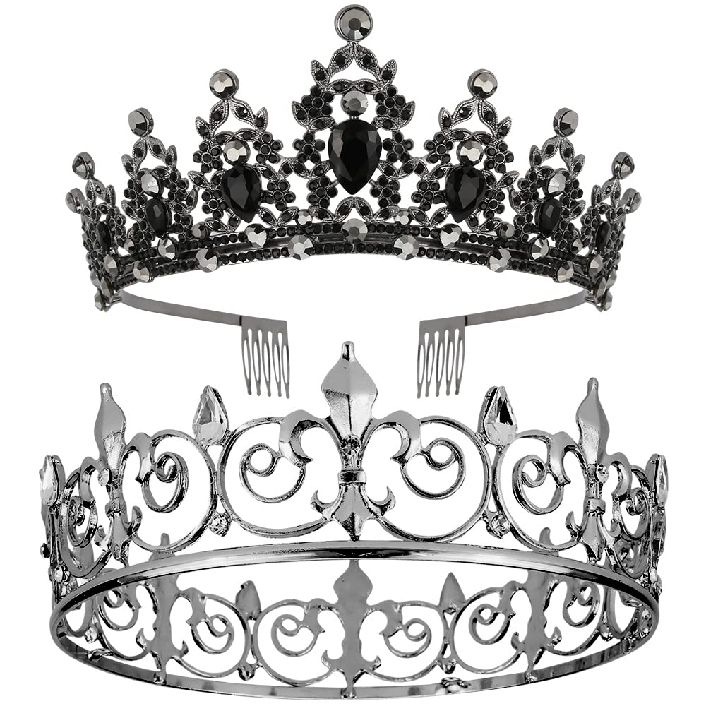 AOPRIE Crystal Tiara Crown for Wedding Prom Costume