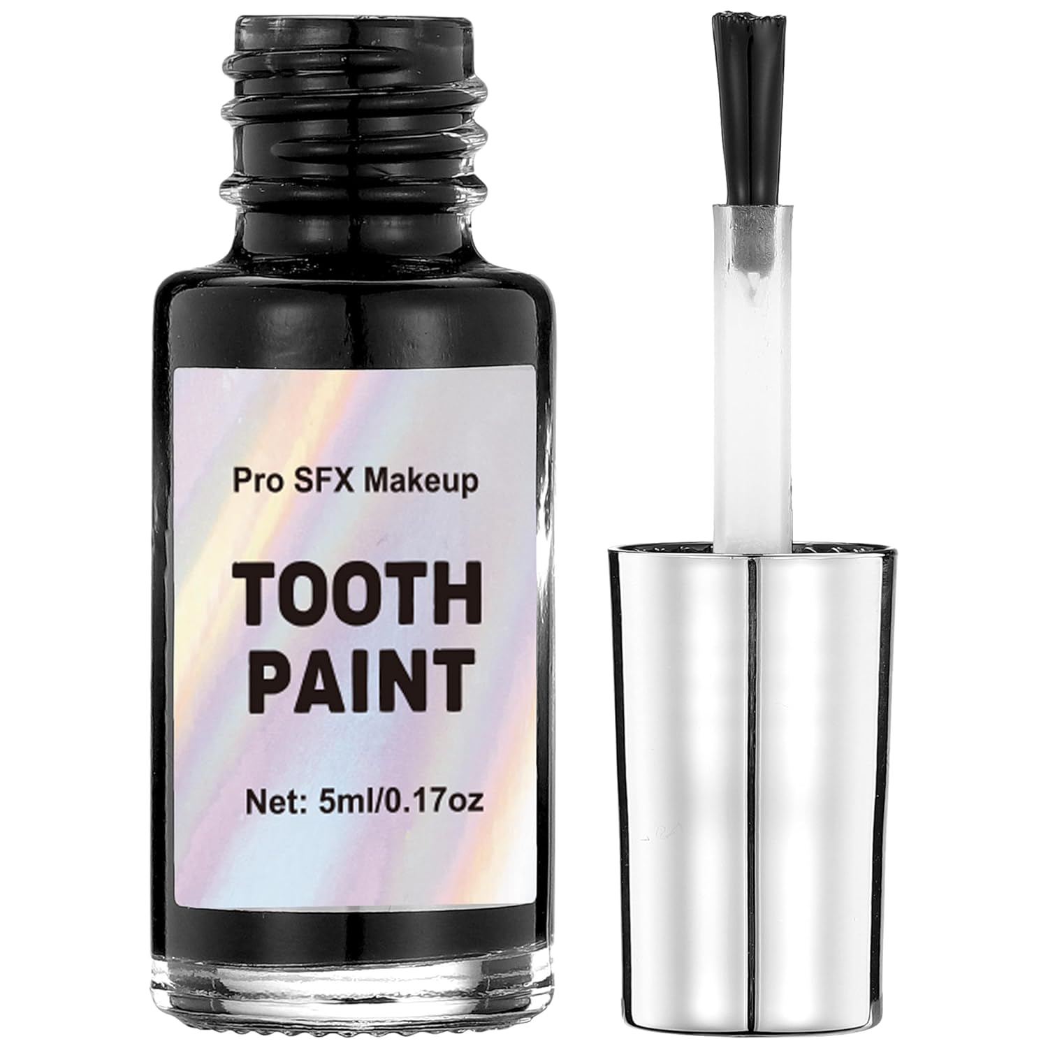 CCbeauty Black Tooth Paint - Quick Dry Non-Toxic SFX Makeup
