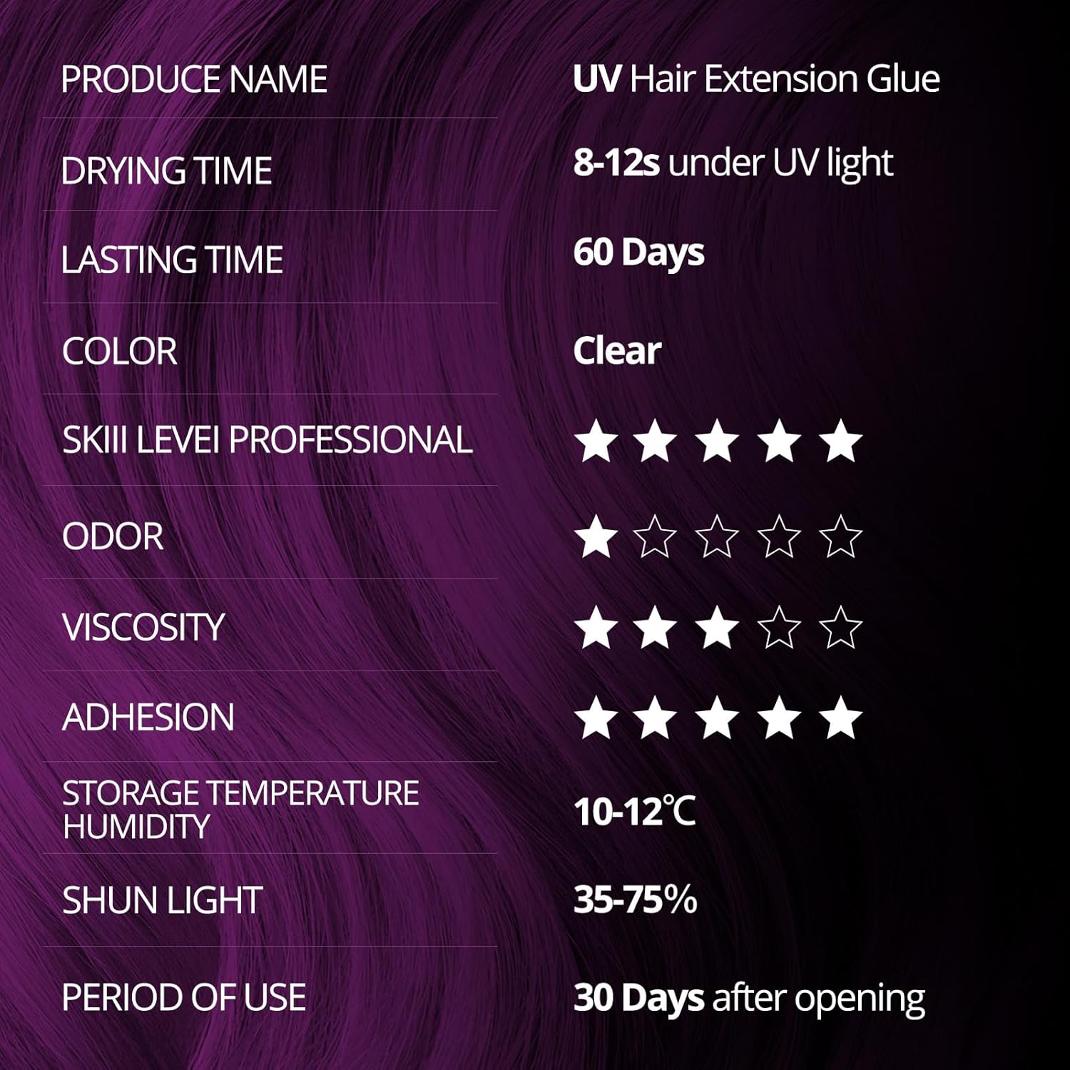 ARISON UV Wig Glue Eco-Friendly Resin Adhesive