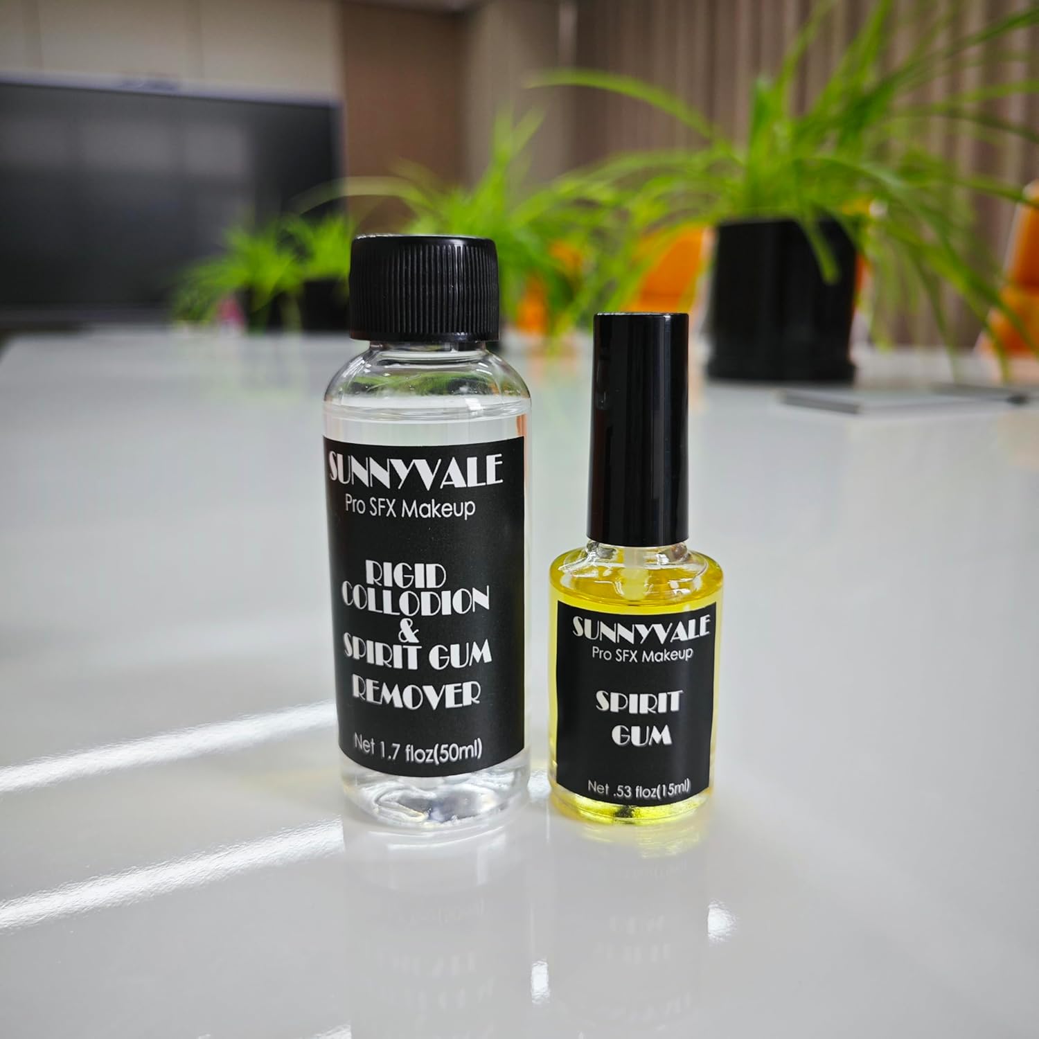 Sunnyvale Spirit Gum Adhesive and Remover Kit - 15ml for Face Body Prosthetics
