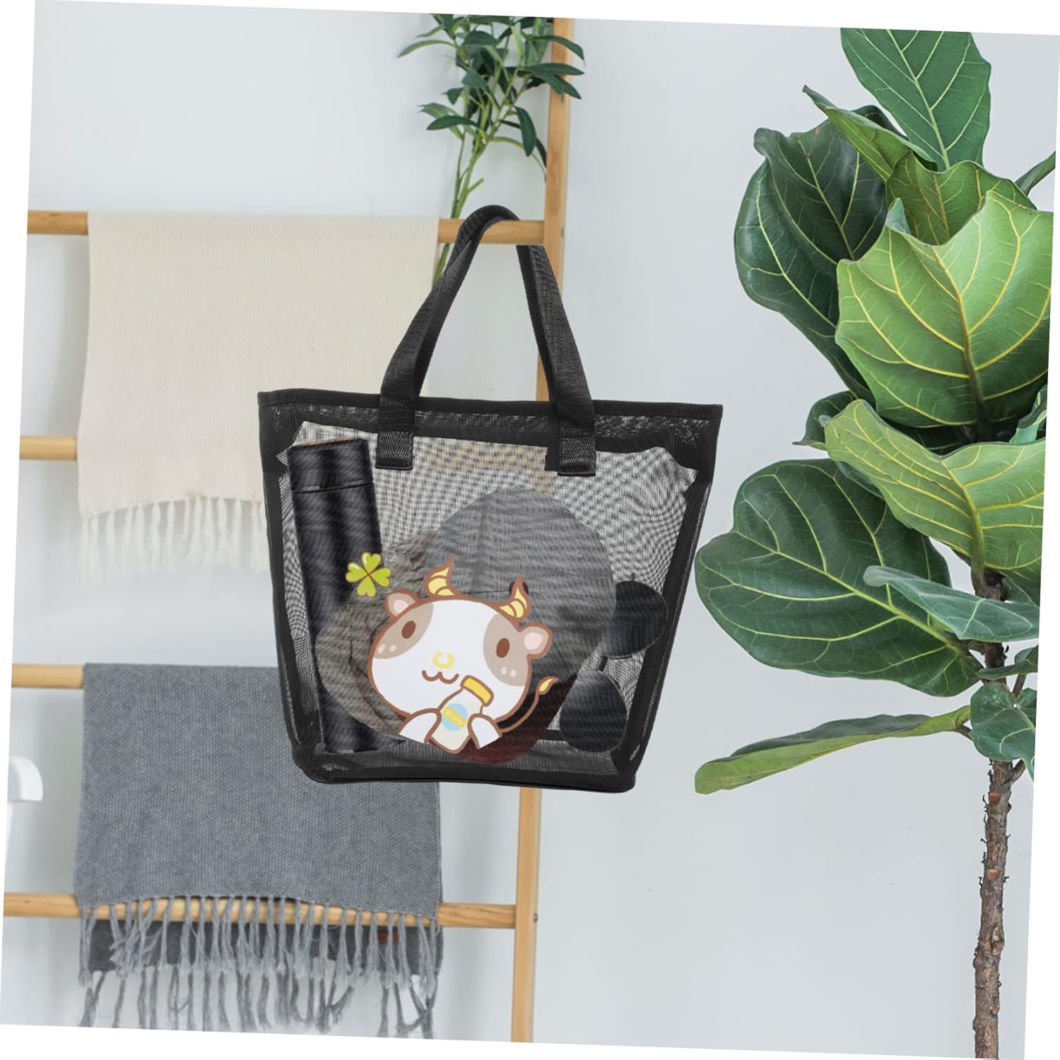 Cabilock Nylon Mesh Shower Tote Bag
