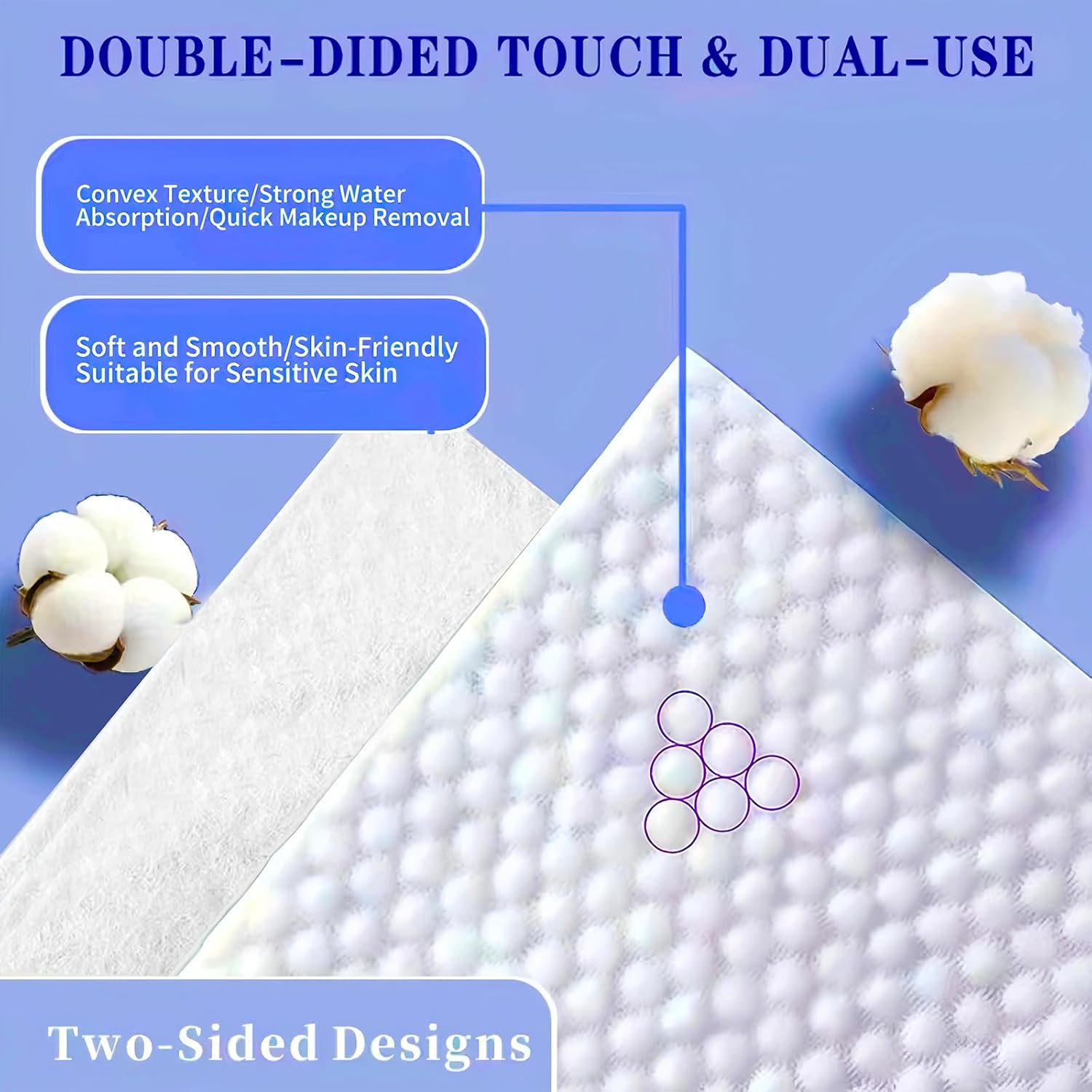 KeeiZoes 300 Count Disposable Face Towels
