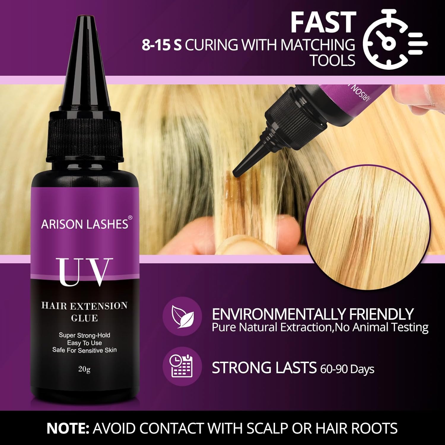 ARISON UV Wig Glue Eco-Friendly Resin Adhesive