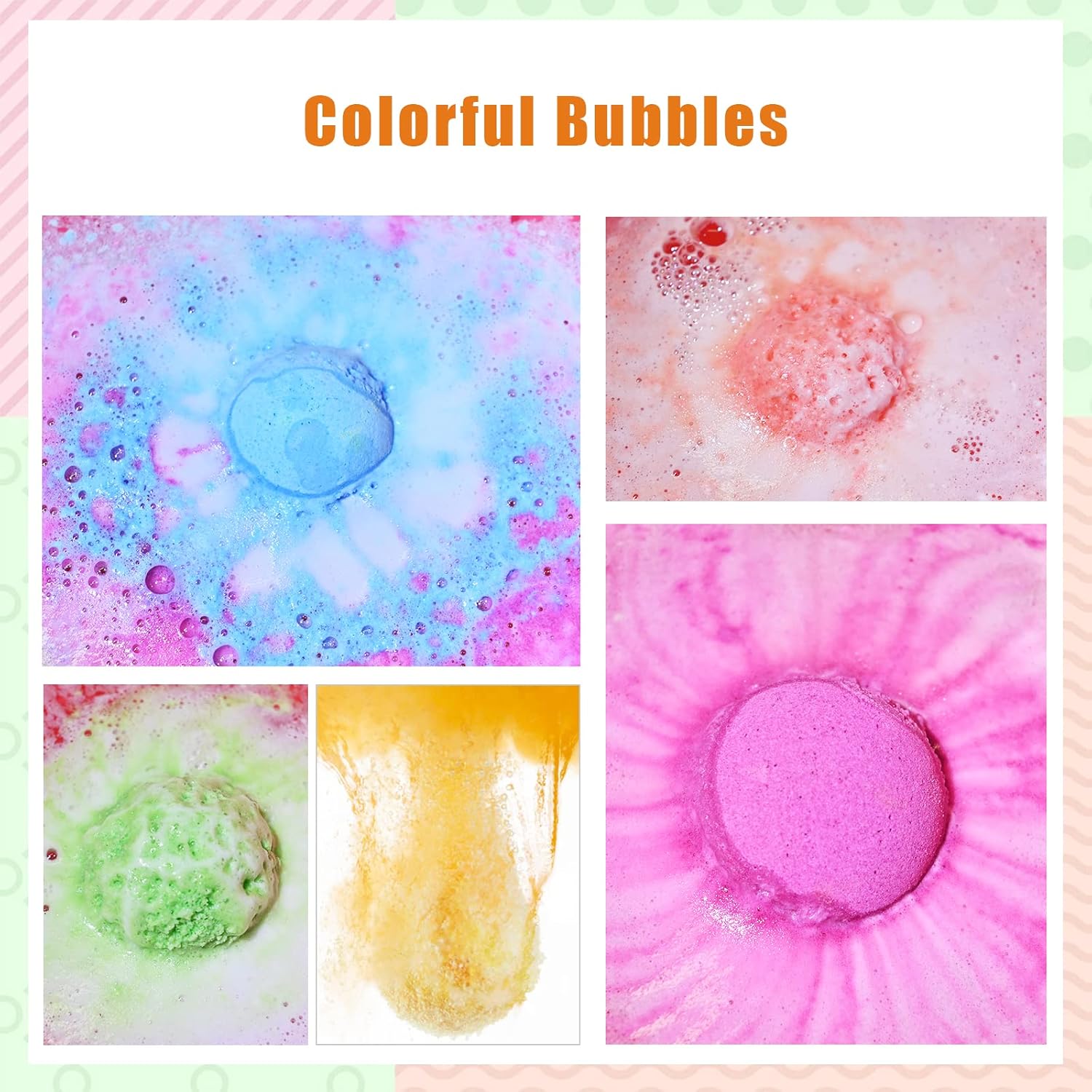 Santrela Kids Bath Bombs with Surprise Toys 20 Pack
