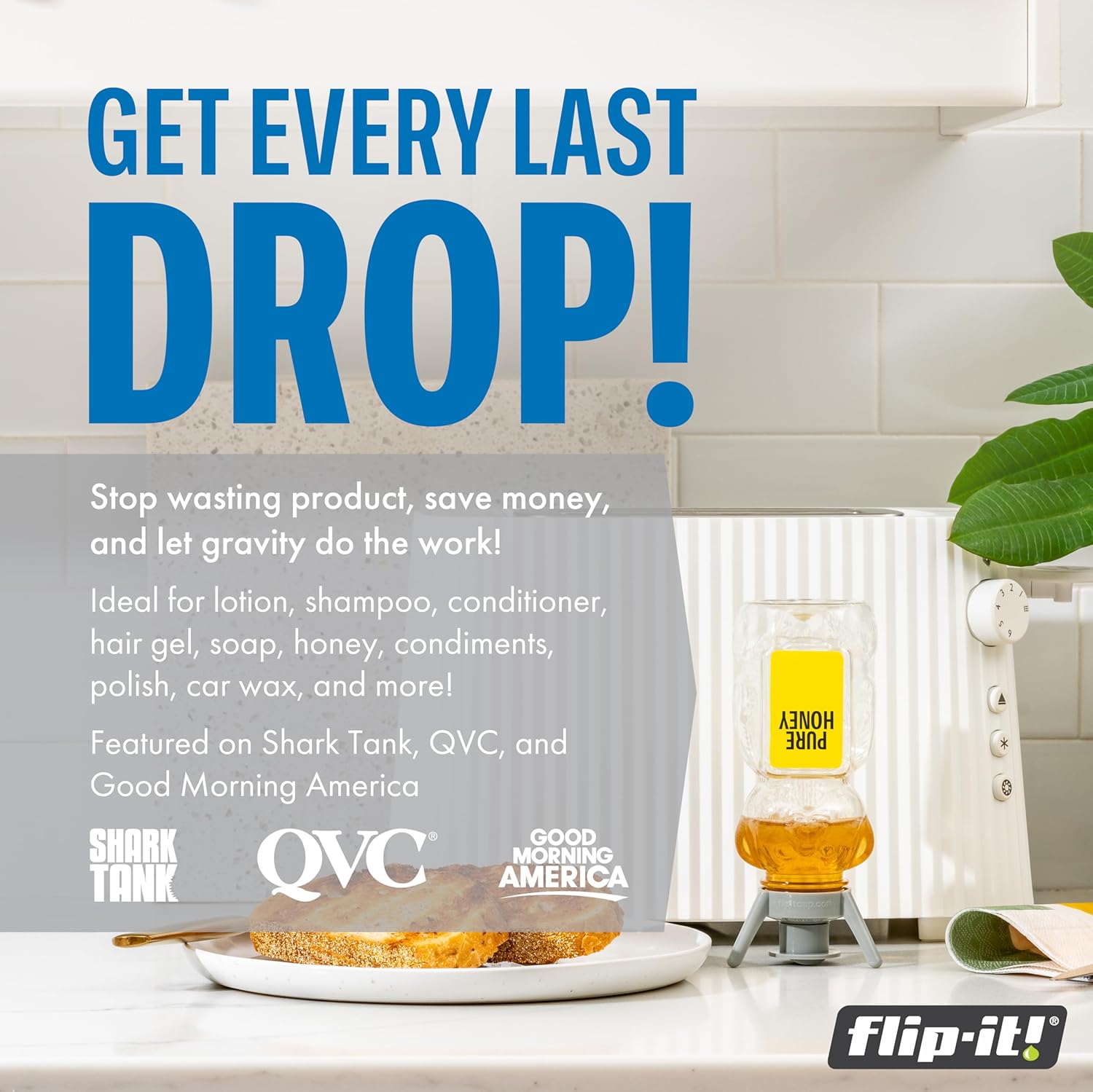 Flip-It 2-Pack Bottle Emptying Kit - No Waste